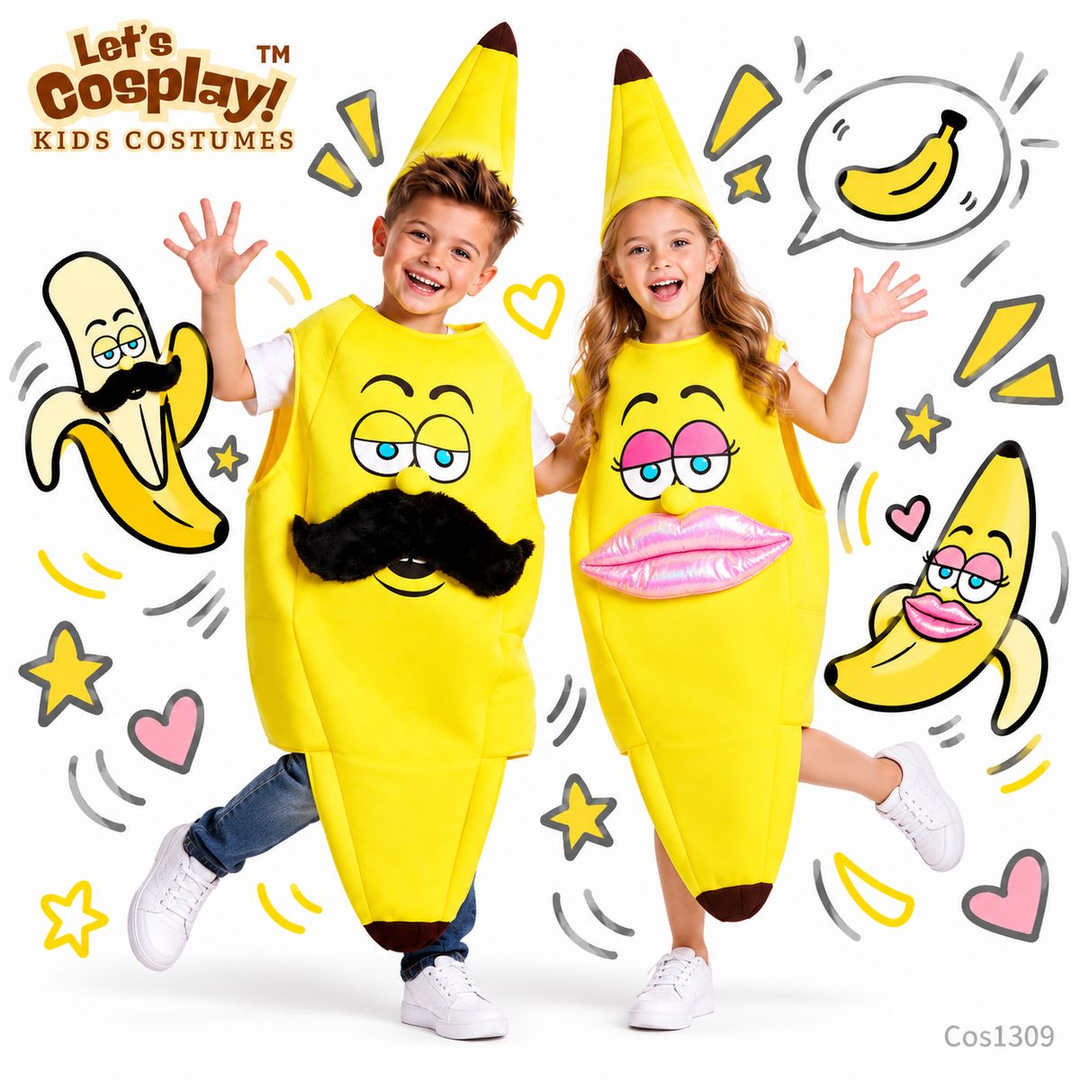 香蕉家庭親子角色扮演配搭｜Family Matching Banana Costume 香港現貨