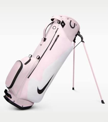 NIKE Air Max Lite 4WAY Stand Bag 4格支架包 - 白粉