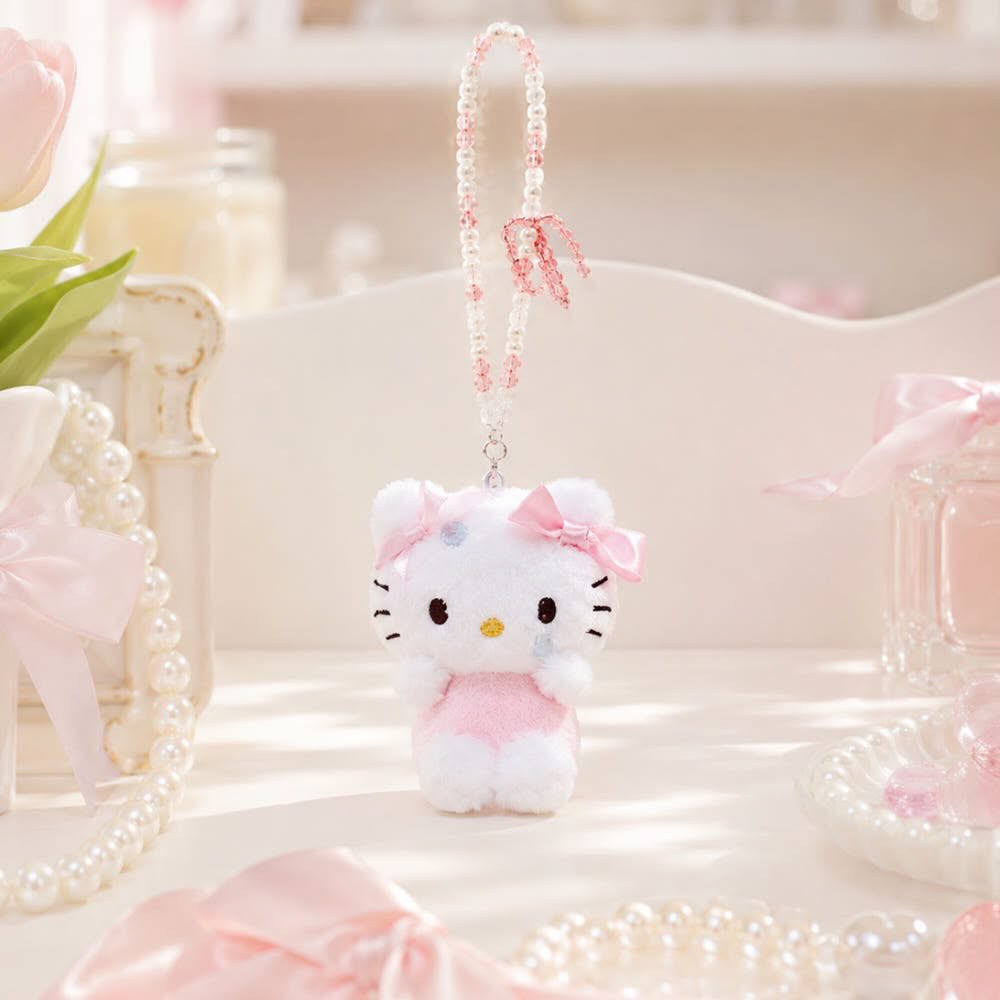 預訂 | 韓國版 Sanrio 蝴蝶結串珠公仔掛件