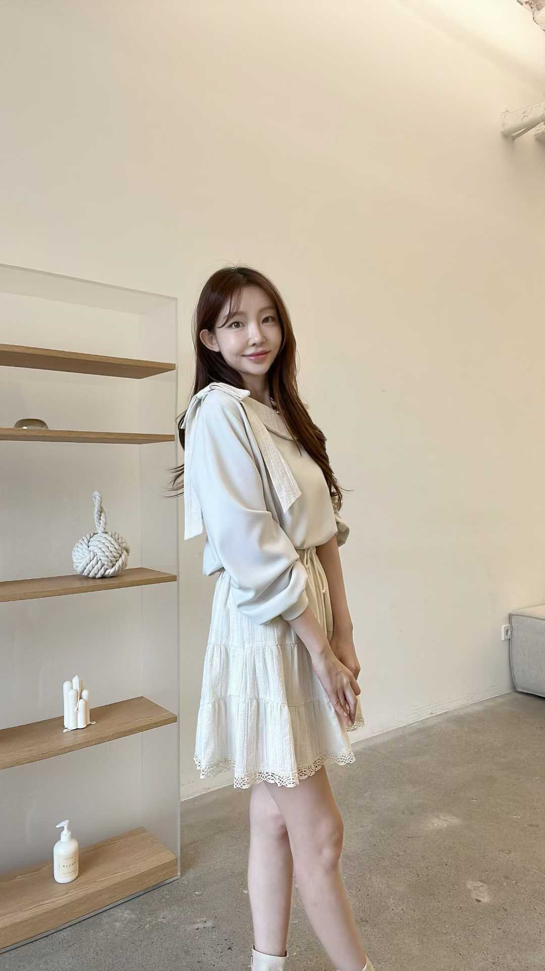 FV14_04 百搭全橡筋蛋糕裙 (3色)