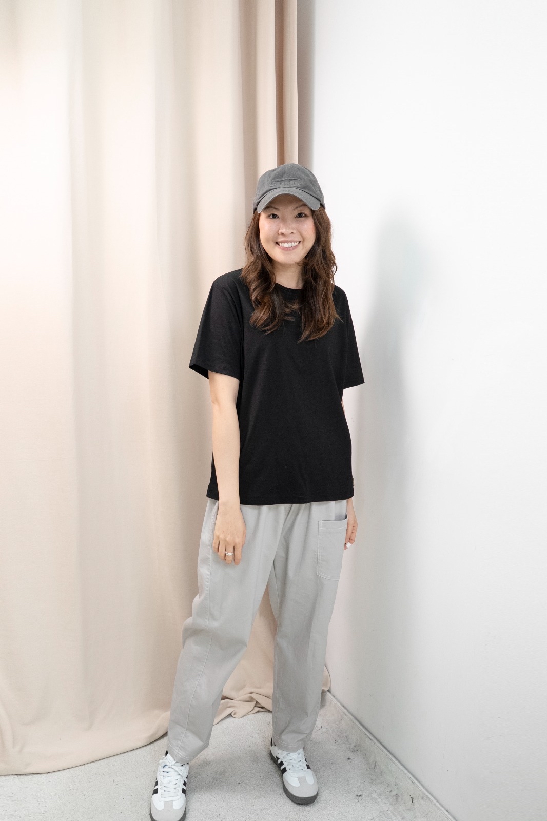 好穿微鬆Tee（黑色）