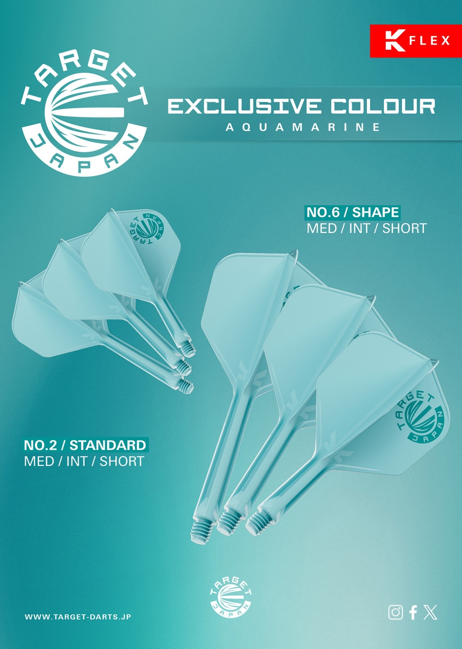 TARGET K-FLEX LIMITED EDITION TARGET JAPAN Shape No.6 Aquamarine