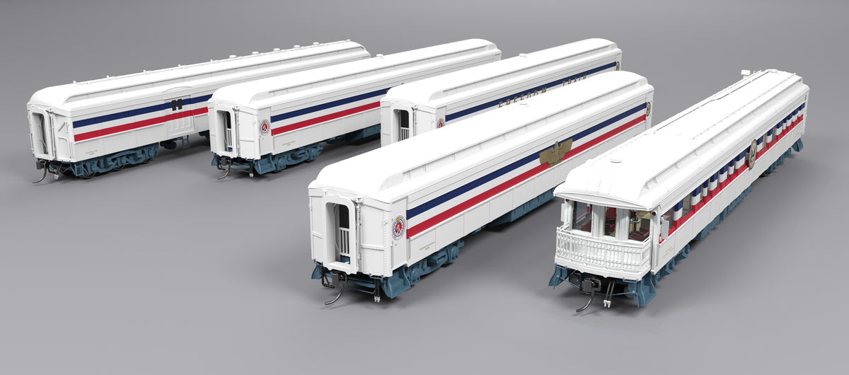American Freedom Train Coach set 5pcs Broadway Limited 