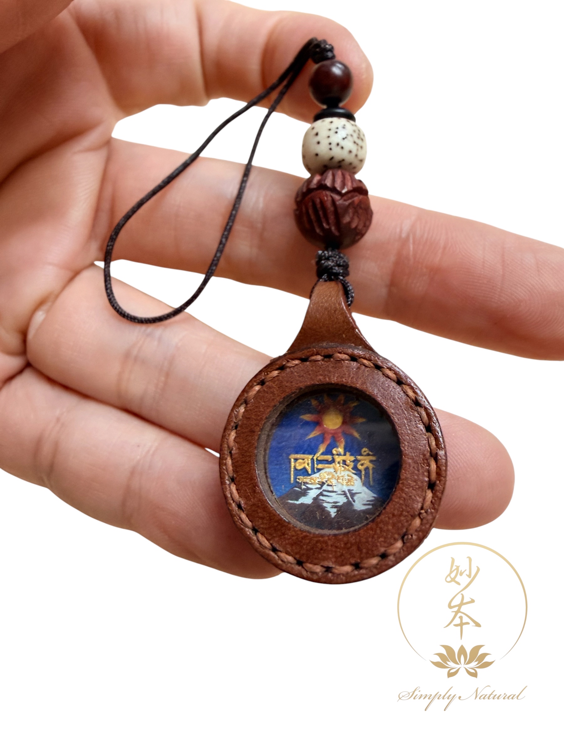 阿里岡仁波齊神山（轉山1圈加持）～圓型彩繪擦擦吊飾（輕身）