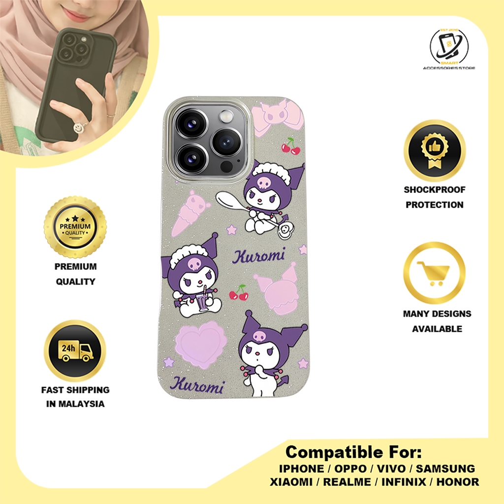 BLING CASE PHONE FOR IPHONE - DESIGN KUROMI E