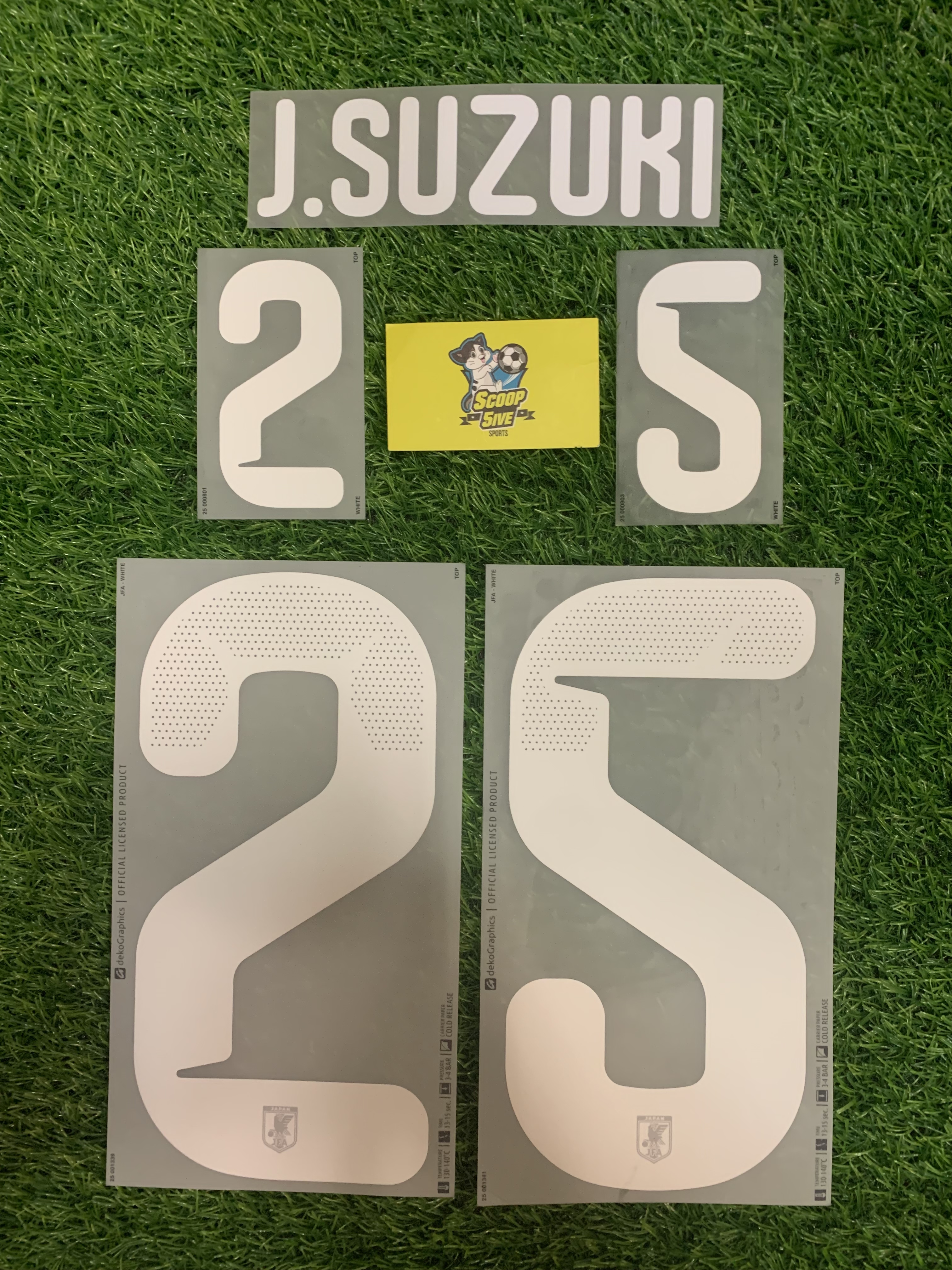 2026世界盃 日本 主場 印字 25 J. Suzuki