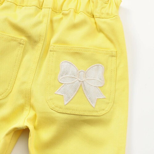 🆕【⭐訂購⭐】🌀絲帶繡線貼布口袋 七分褲［3款選］🌀 [ELBA-0176][260324]