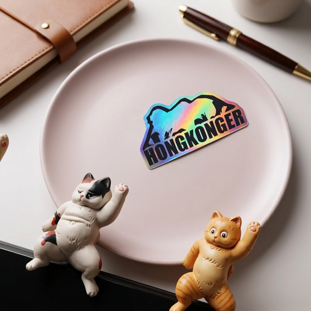 RootRock 獅子山加油｜防水鐳射貼紙