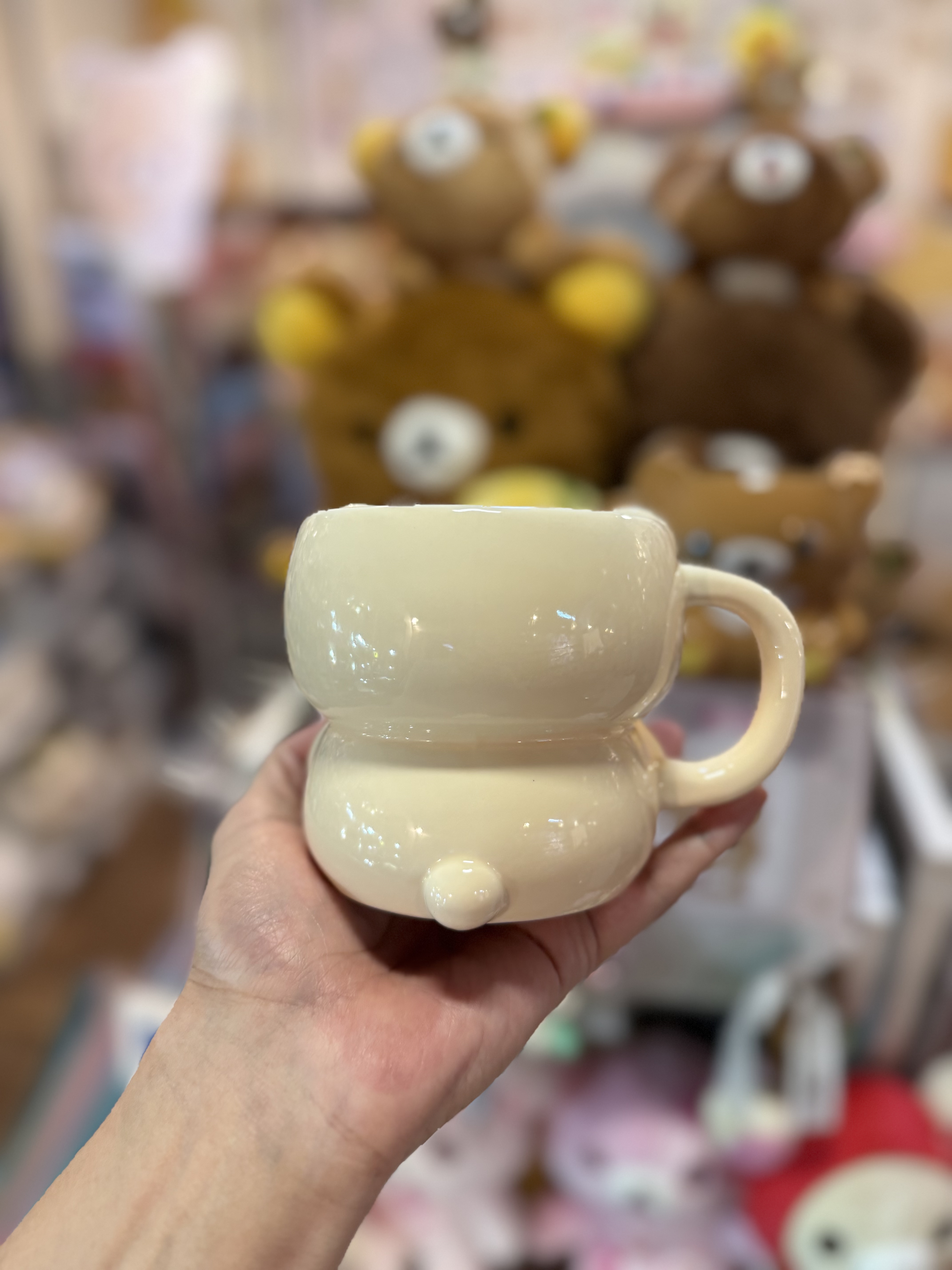 《現貨》全新RILAKKUMA化妝派對系列有耳陶瓷杯