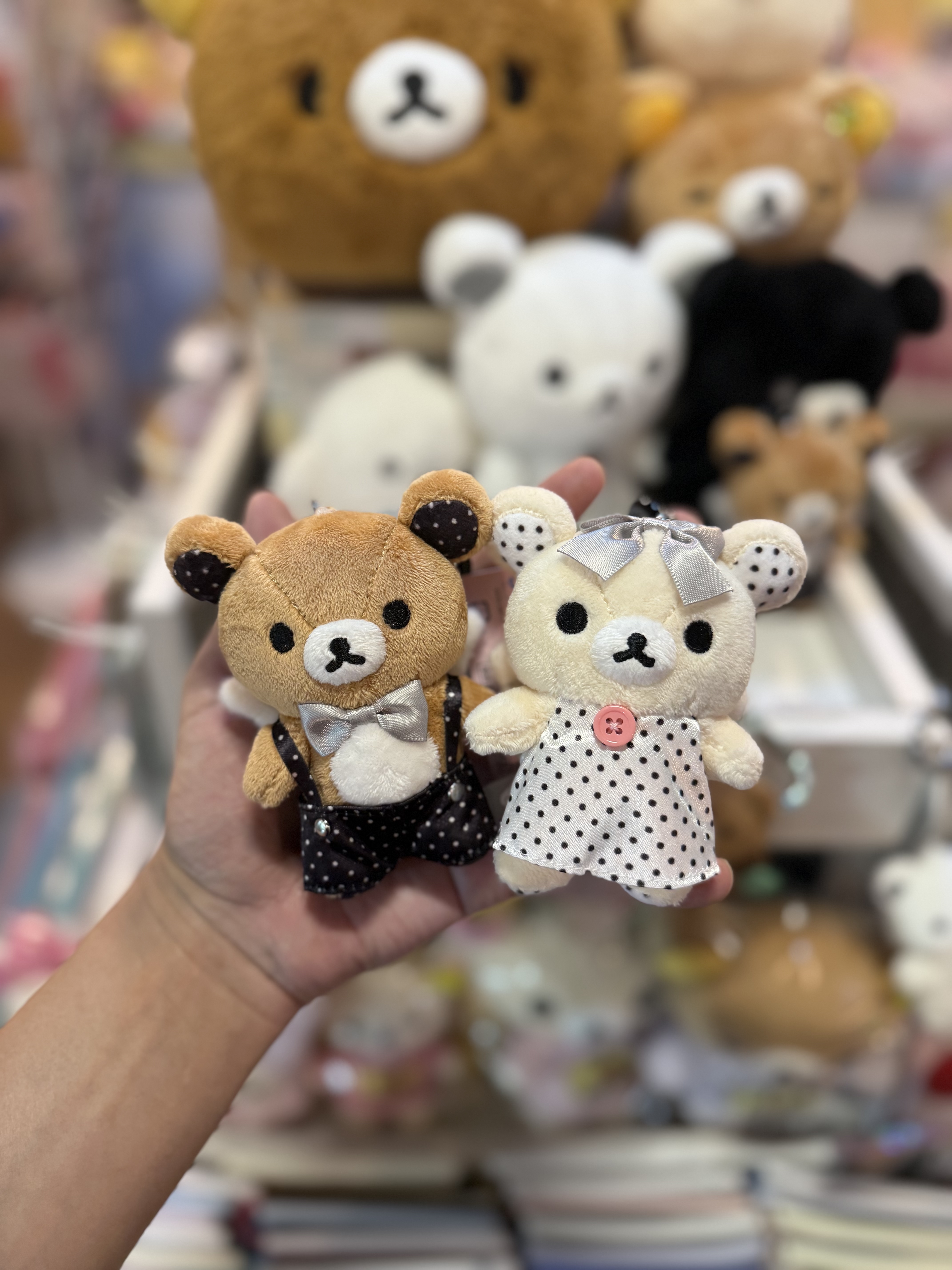 《現貨》全新日本黑白波點天使系列pop up店限定掛飾