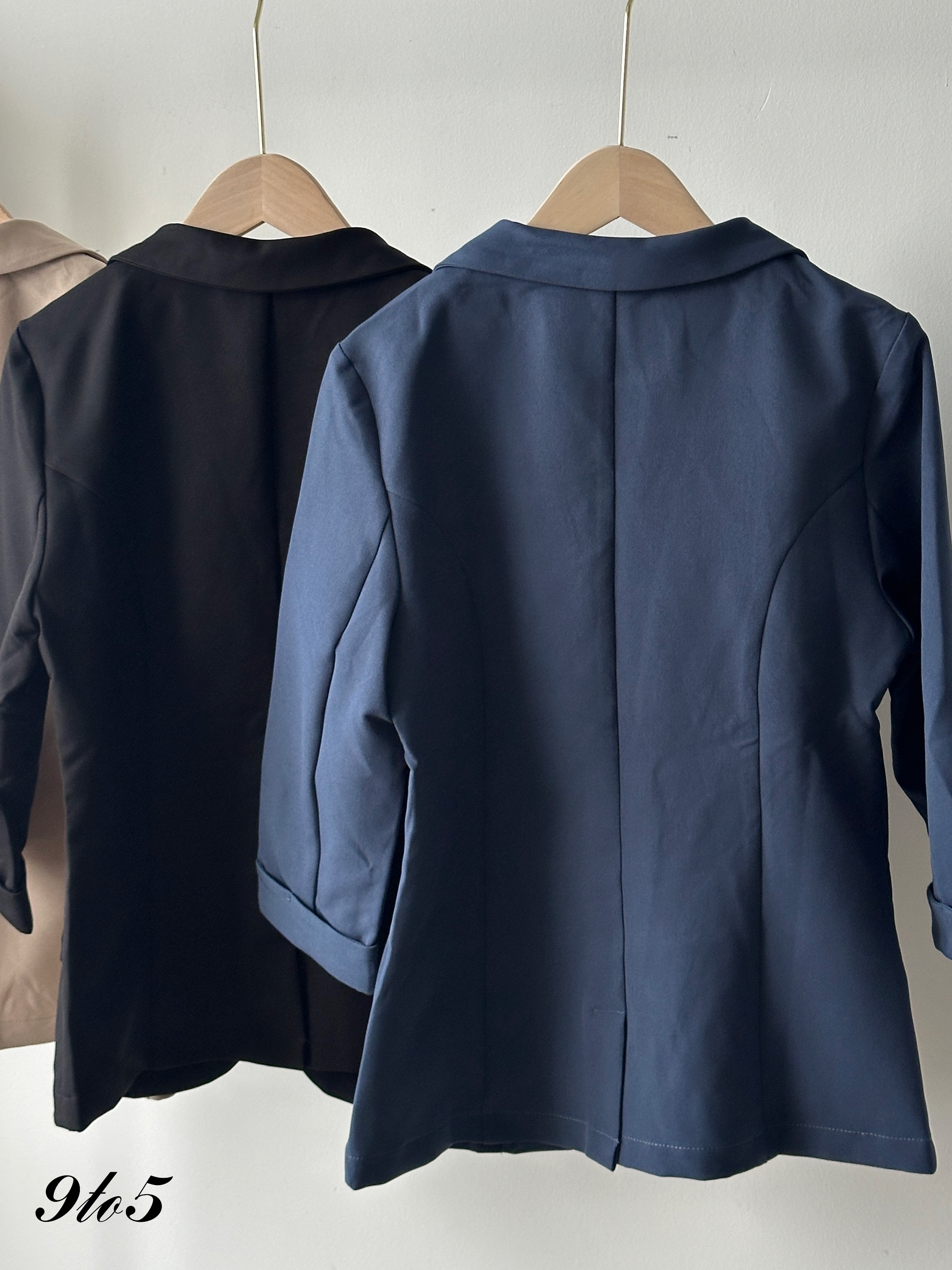T4240 Half Sleeve Blazer - 3 Colors 