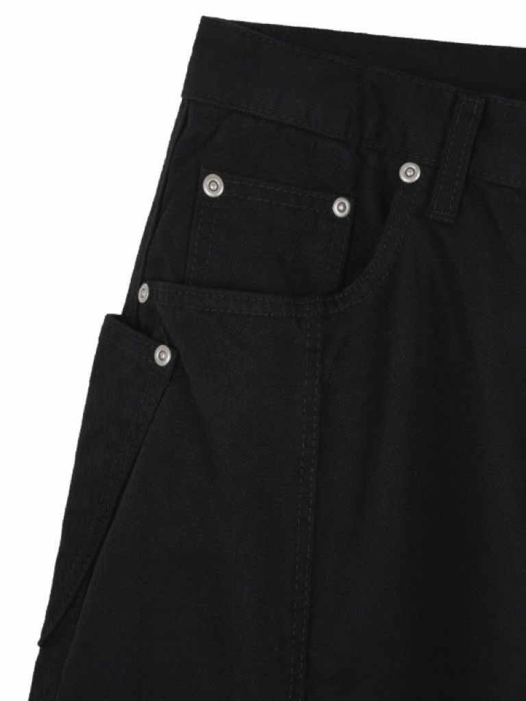Side Pocket Wide-Leg Pants