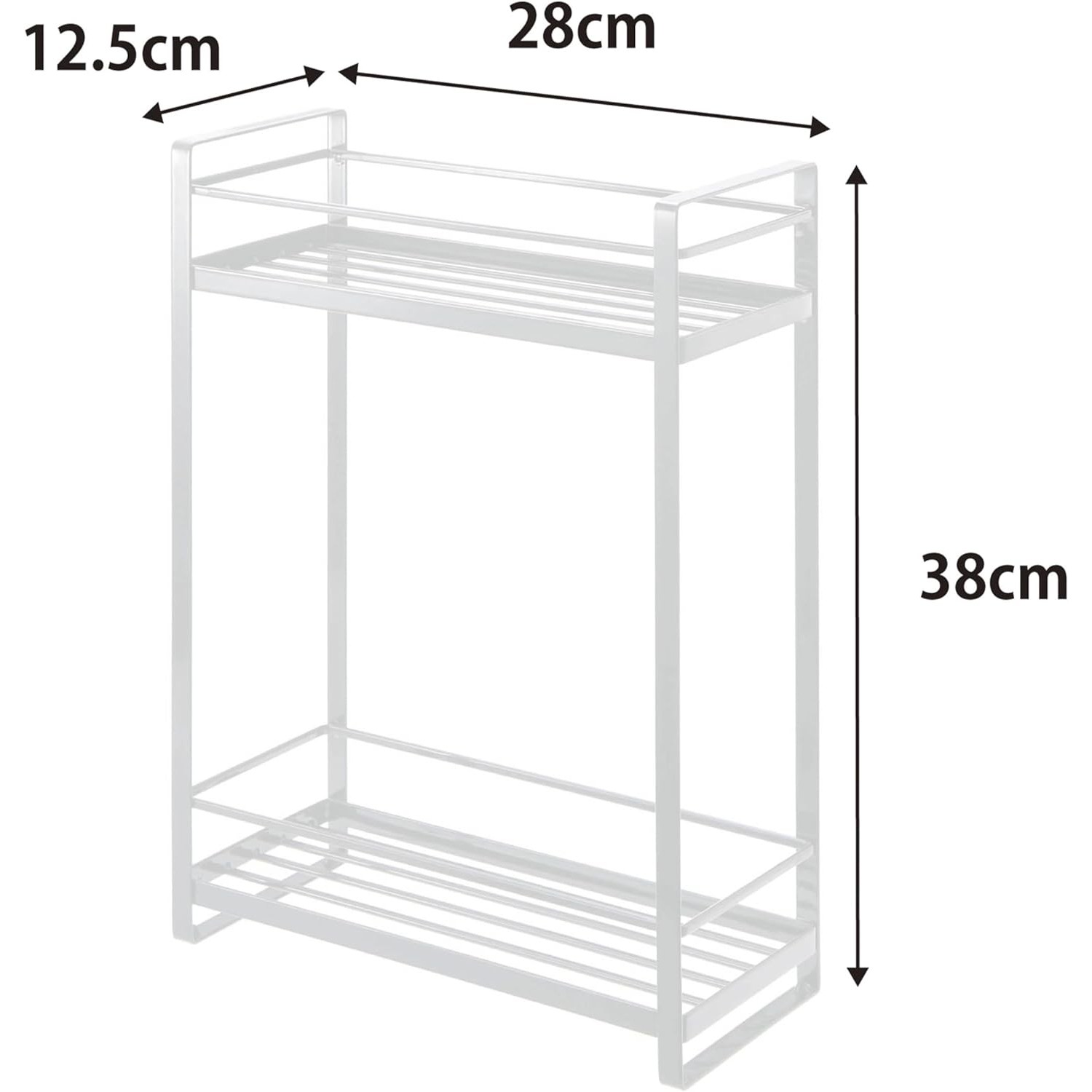 🔥🔥【日本直送《MIST》雙層浴室洗頭水沐浴露收納架】