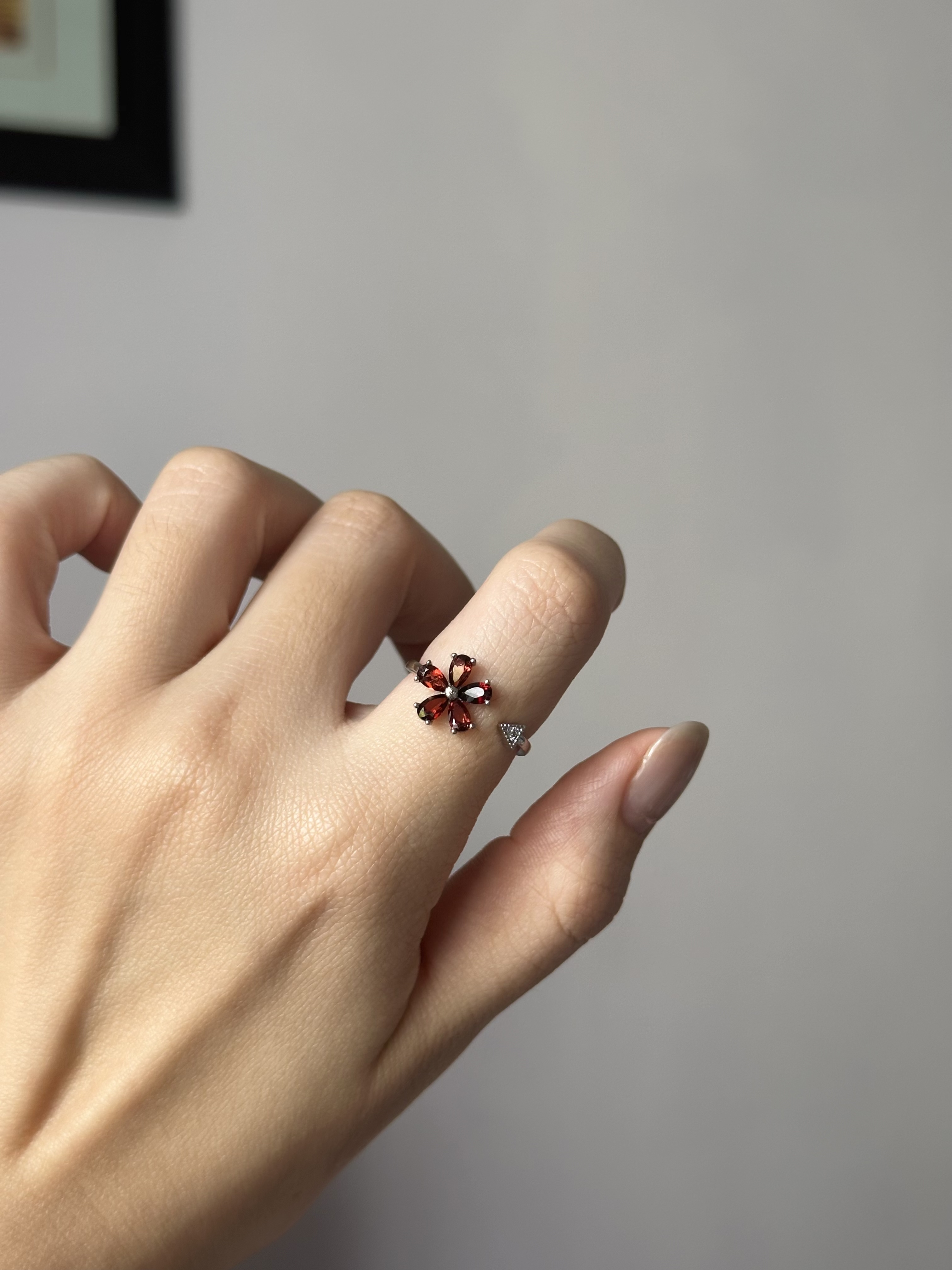 石榴石戒指 ｜Garnet Ring 