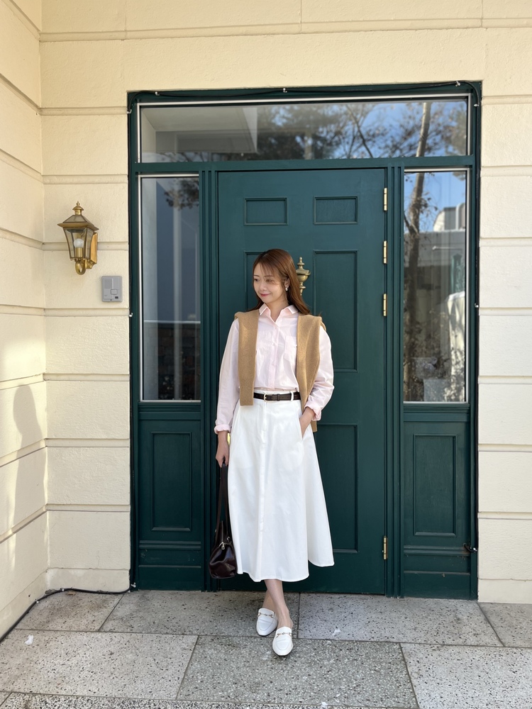 The Signature Flare Skirt (Ivory)