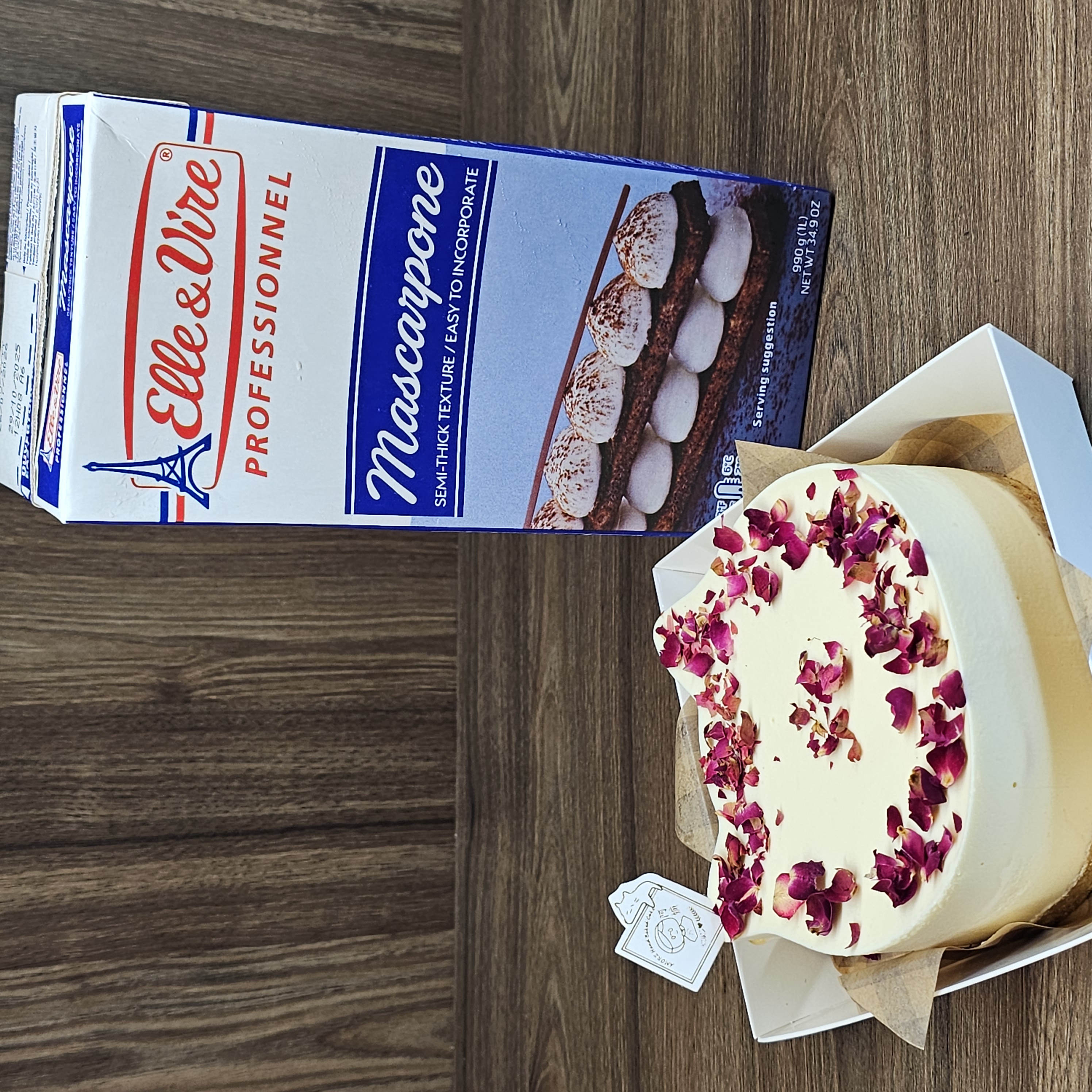 阿嫲｜檸檬玫瑰貓貓 慕斯蛋糕｜法國頂級乳酪