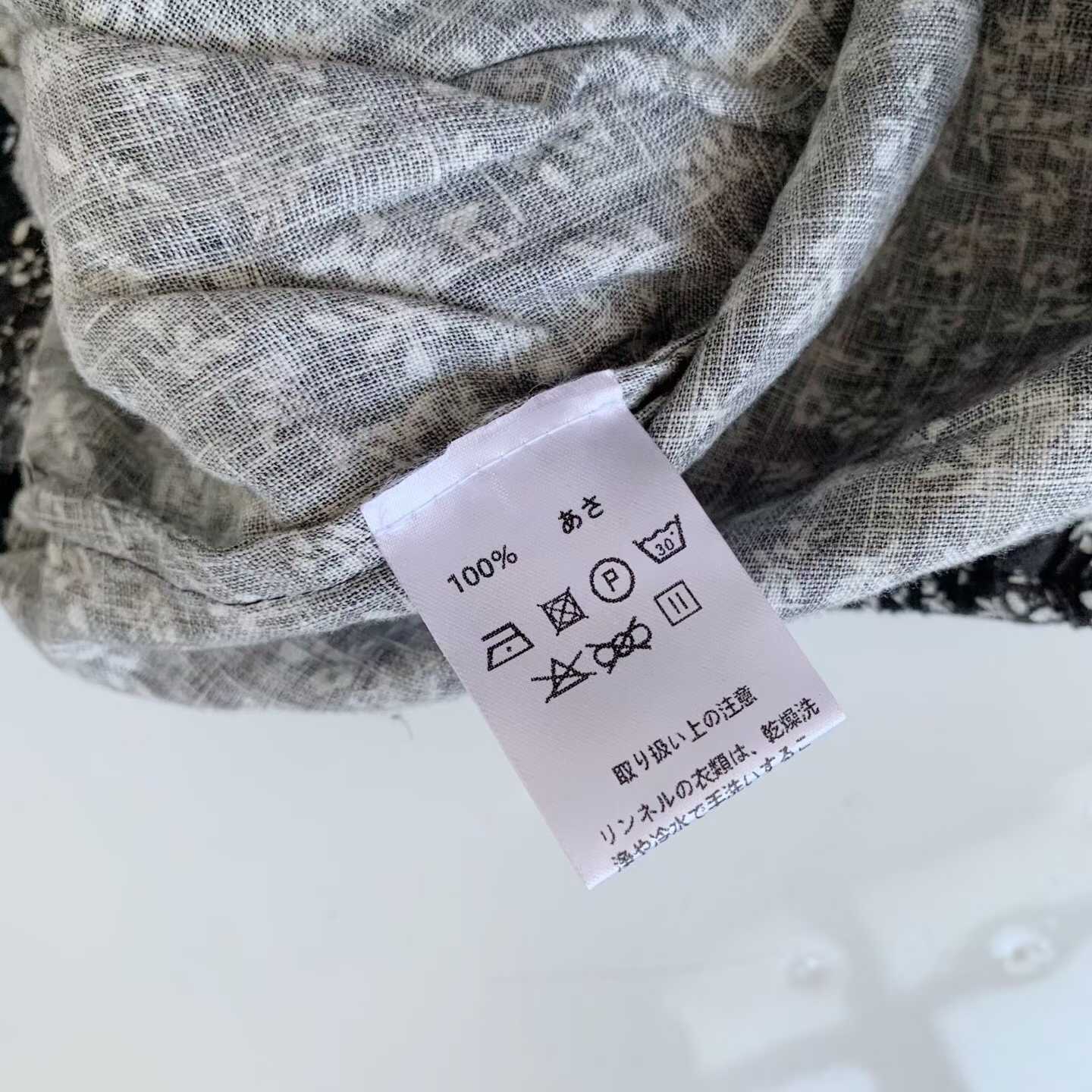 預訂 Beamsboy藍標全亞麻碎花褲 [貨號26A5697]
