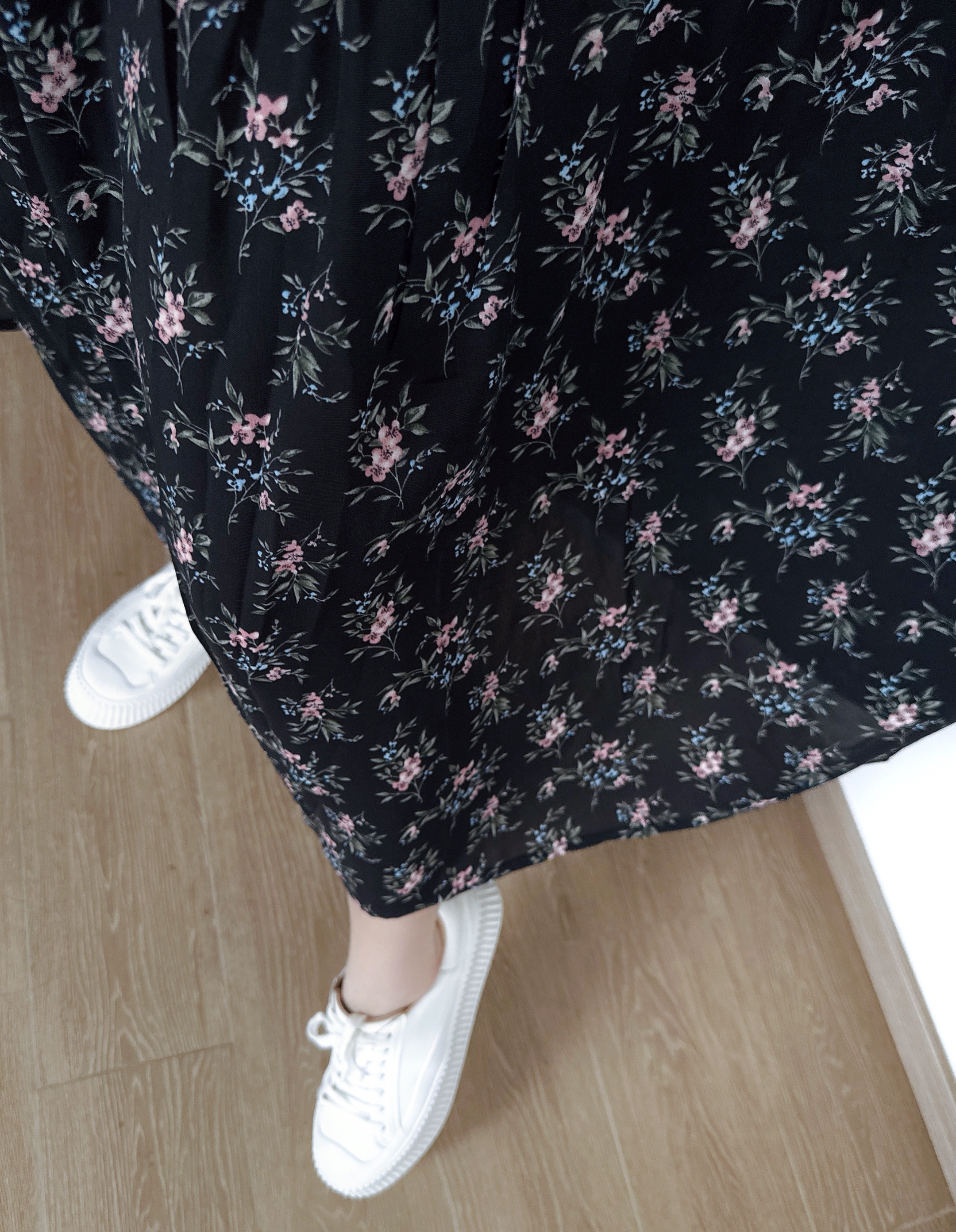 🏖️暑假限定優惠🏖️ 法式浪漫花葉橡筋Ops