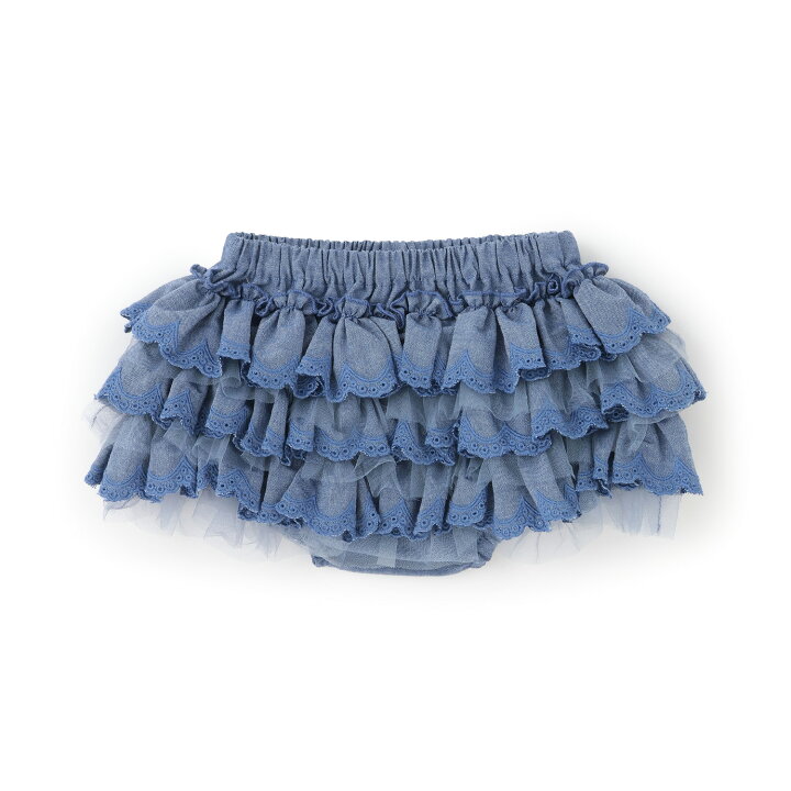 🇯🇵預訂 日本直送🇯🇵Petit Main三色蕾絲花邊層疊燈籠褲