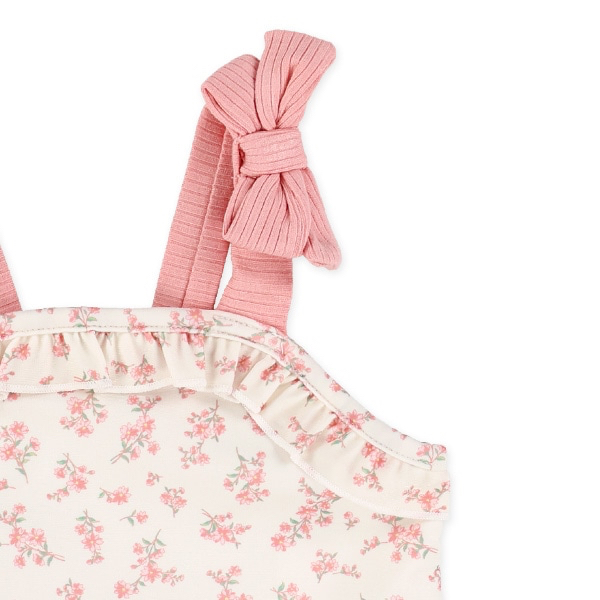 🇯🇵預訂 日本直送🇯🇵兩色吊帶碎花滿印分體泳衣