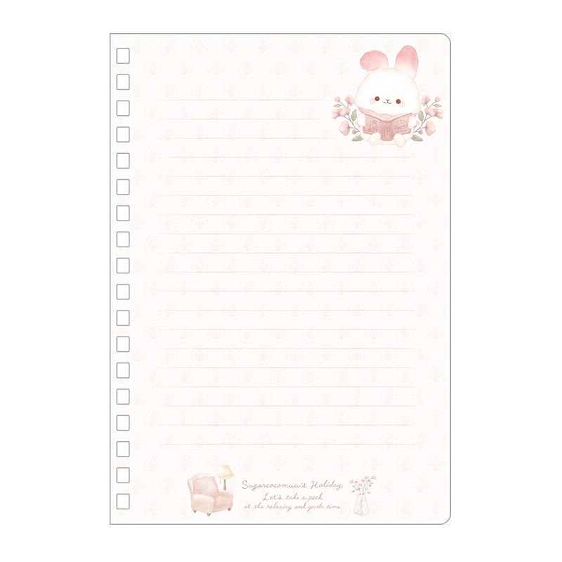 現貨｜San-X Sugarcocomuu 棉花糖兔 Sugarcocomuu's Holiday系列 日本製 記事簿 (NY45901)