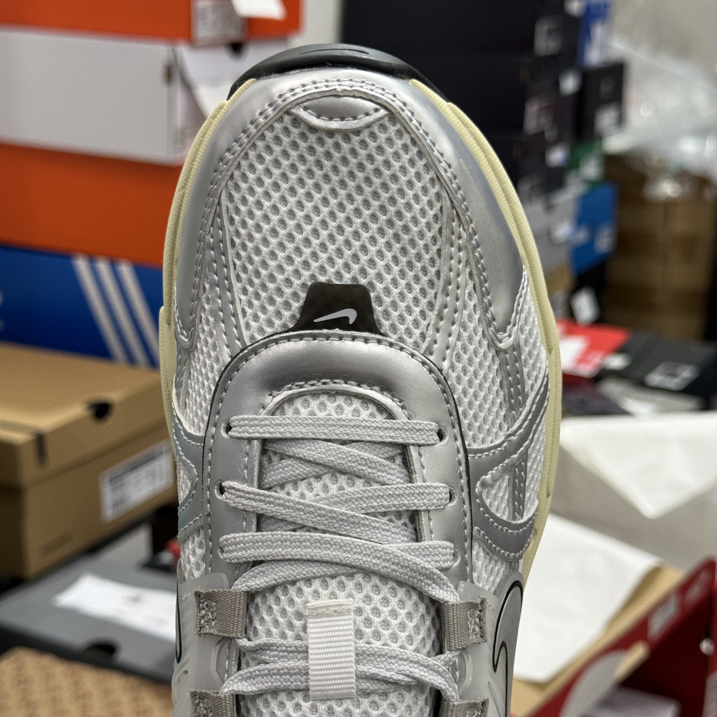 Nike V2K Run "Summit White/Metallic Silver" FD0736-100