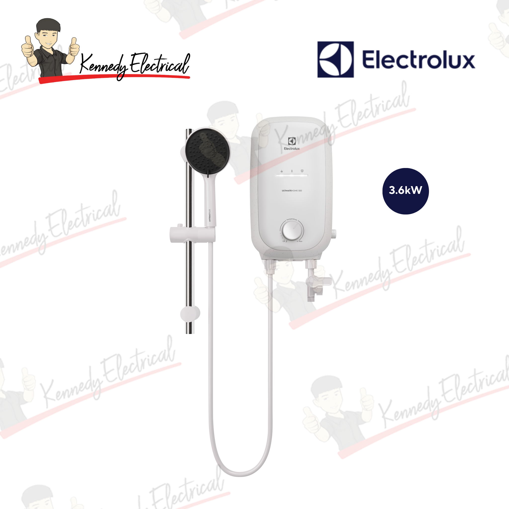 Electrolux 3.6kW DC Pump Water Heater White (EWE361QB-W4)