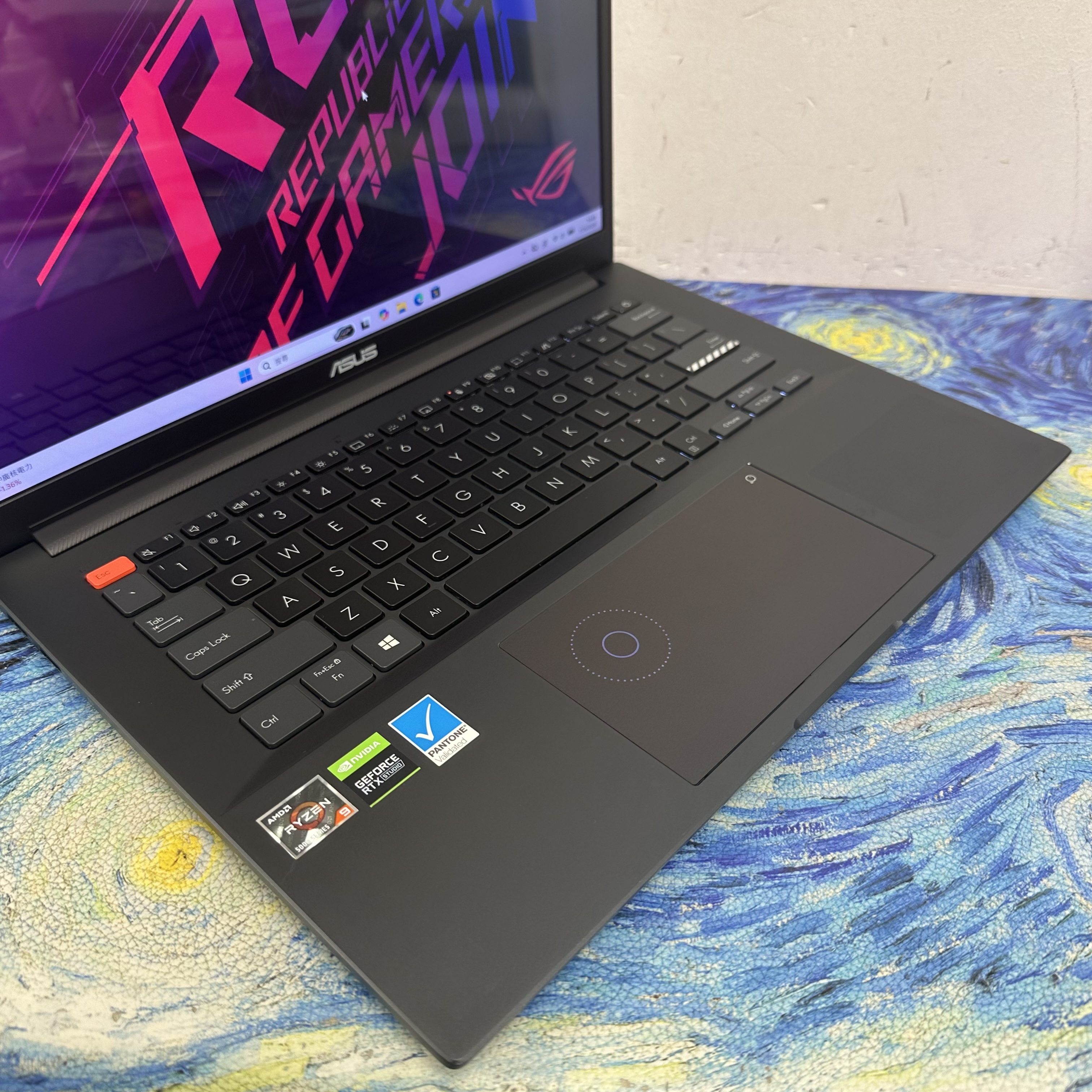 Asus Zenbook 14寸 2.8K OLED Mon AMD Ryzen 9 5900HX /16GB Ram/512GB SSD/RTX 3050 獨立顯示卡/Pantone認證/打機超爽/ Gaming Laptop / Notebook / Movie / Netflix / YouTube / PC 