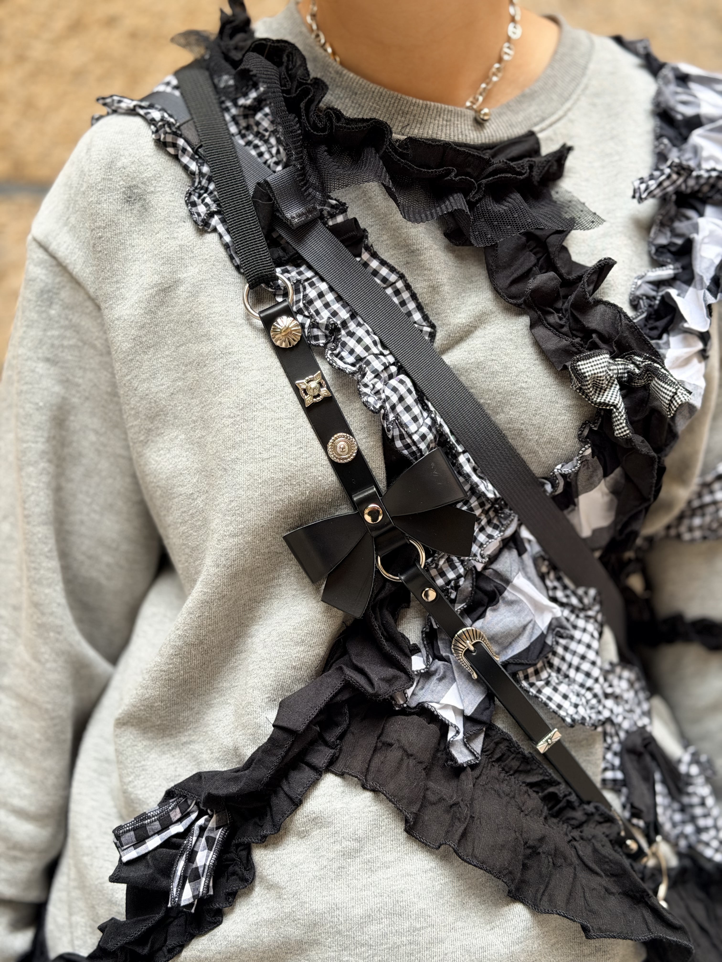 日本handmade蝴蝶結電話斜孭繩