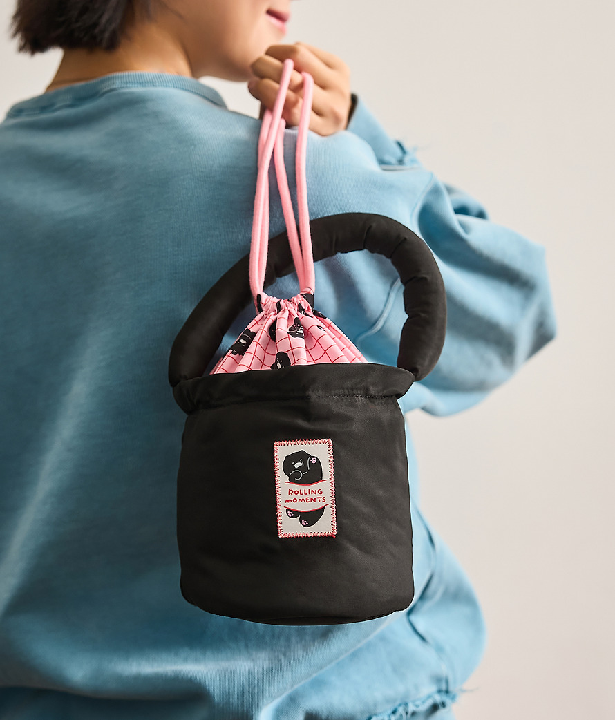 黑色 春植 手提袋