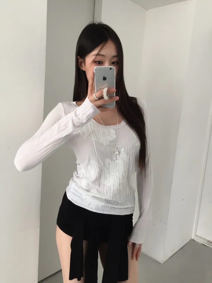 Layered Wrap-Front Micro Shorts