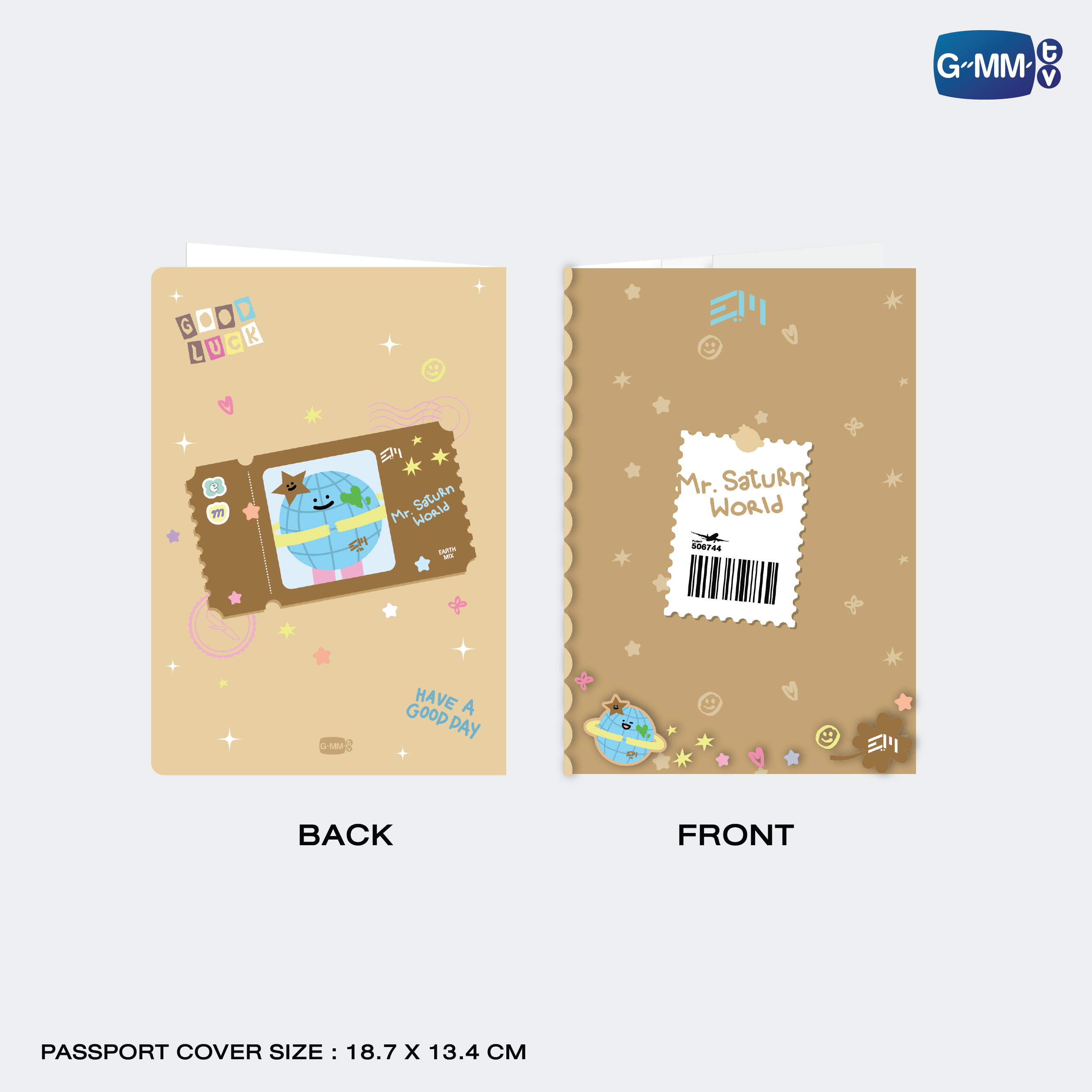 MR. SATURNWORLD PASSPORT |  COVER TAIPEI POP UP STORE JUN 2026