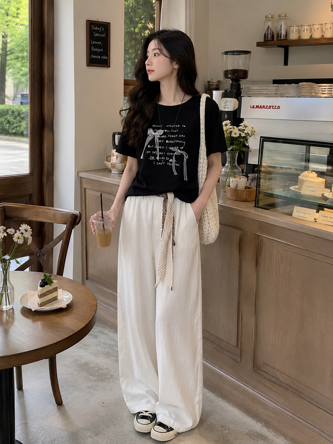 A012281 Bow Print Short Sleeve T-Shirt