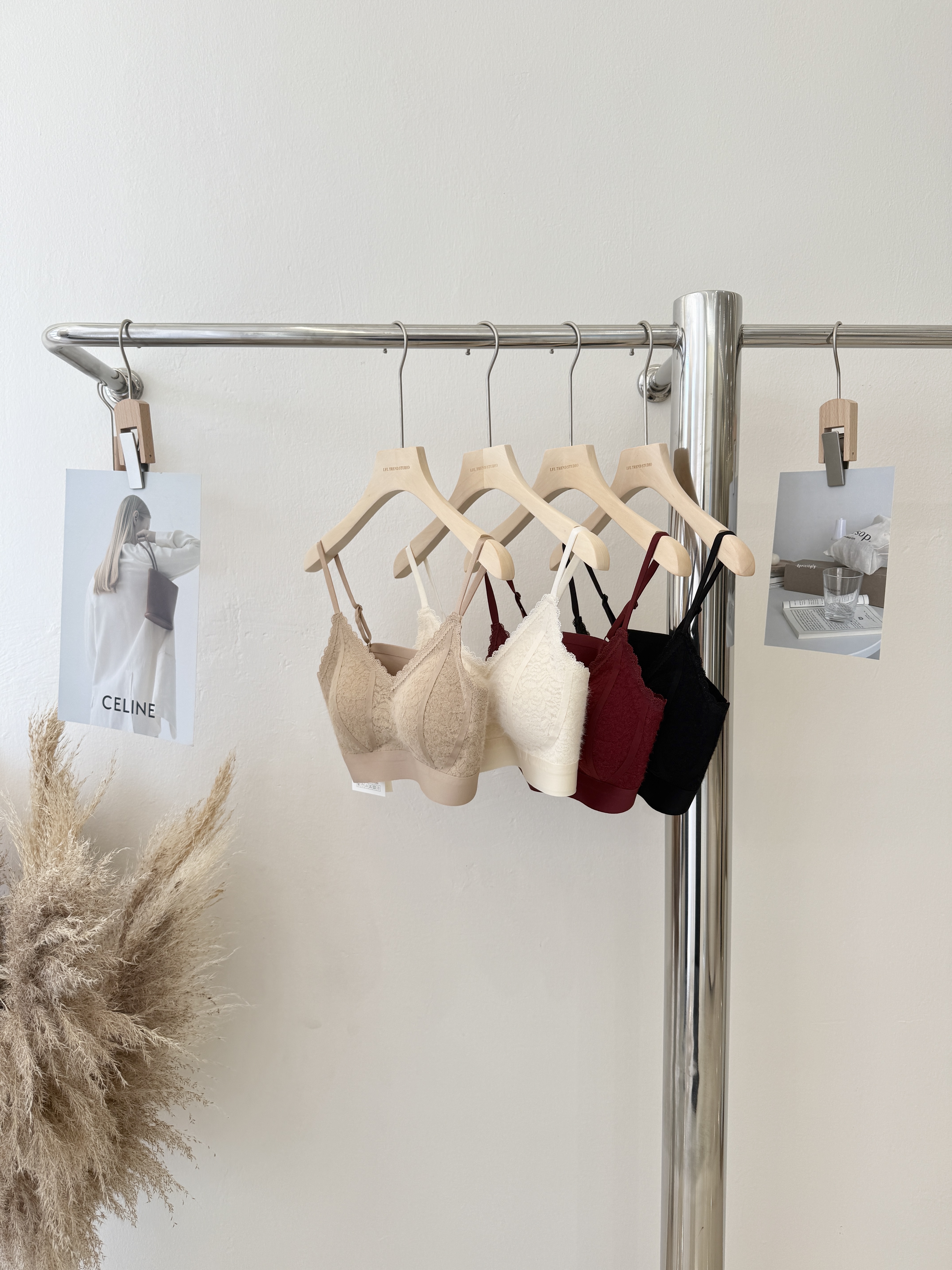 6895 法式磨绒优雅蕾丝文胸