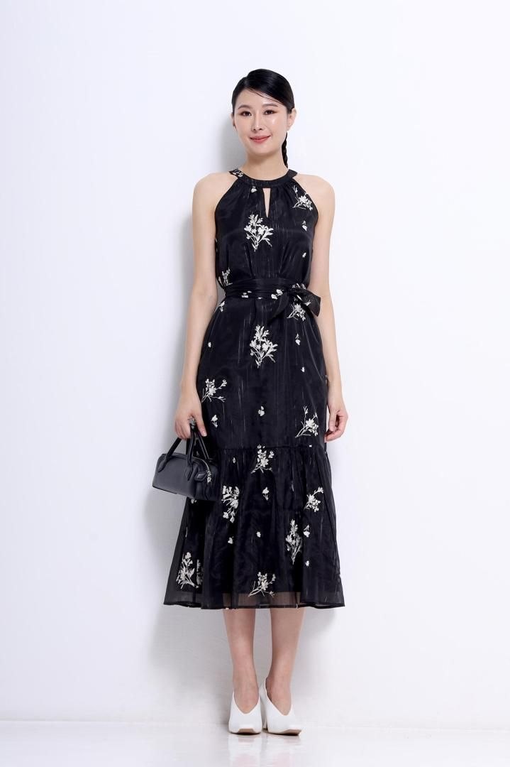 Cut in修身连身裙 2142