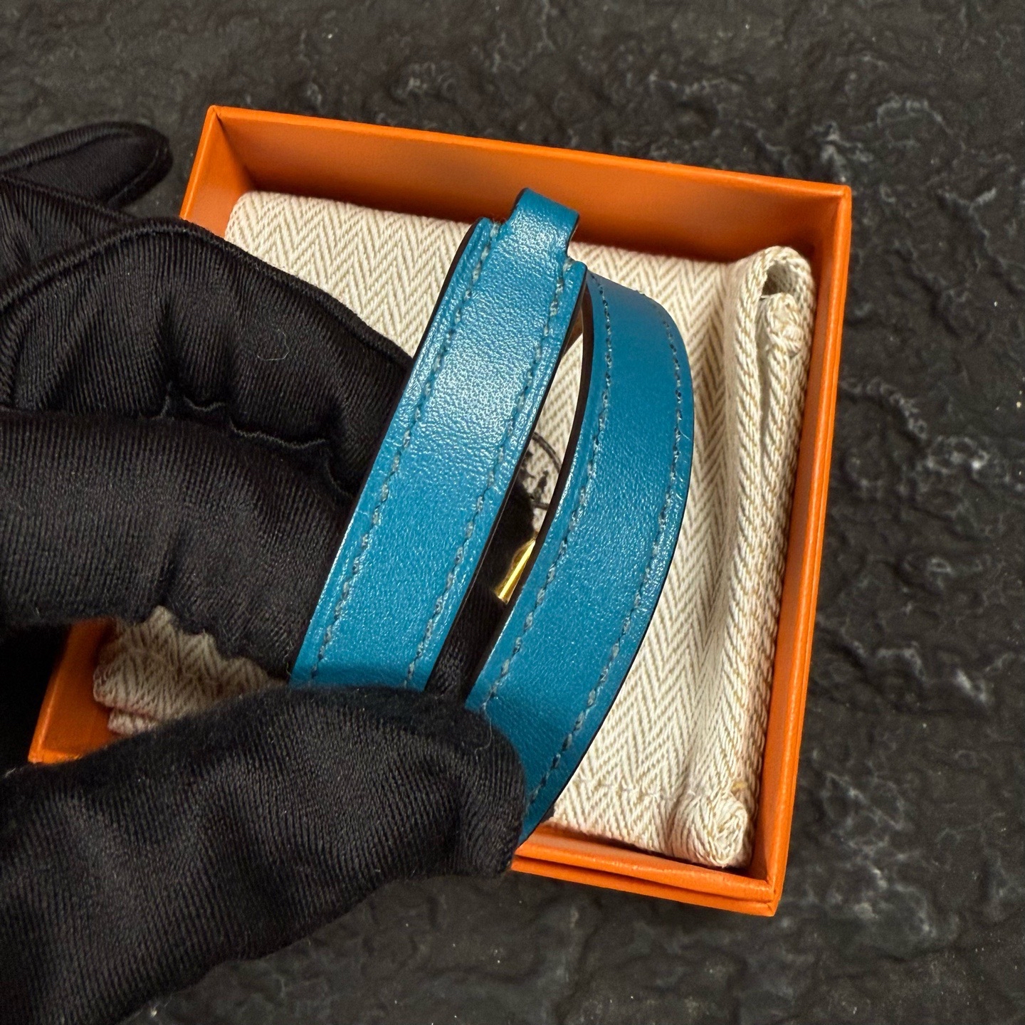 Pre-owned Hermès Rivale Double Tour