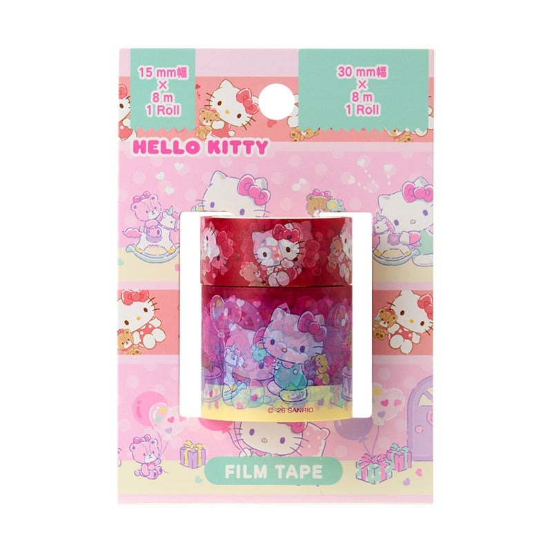 現貨｜【一套兩卷】Sanrio Hello Kitty 日版 透明膠帶 Film Tape (58592-1)