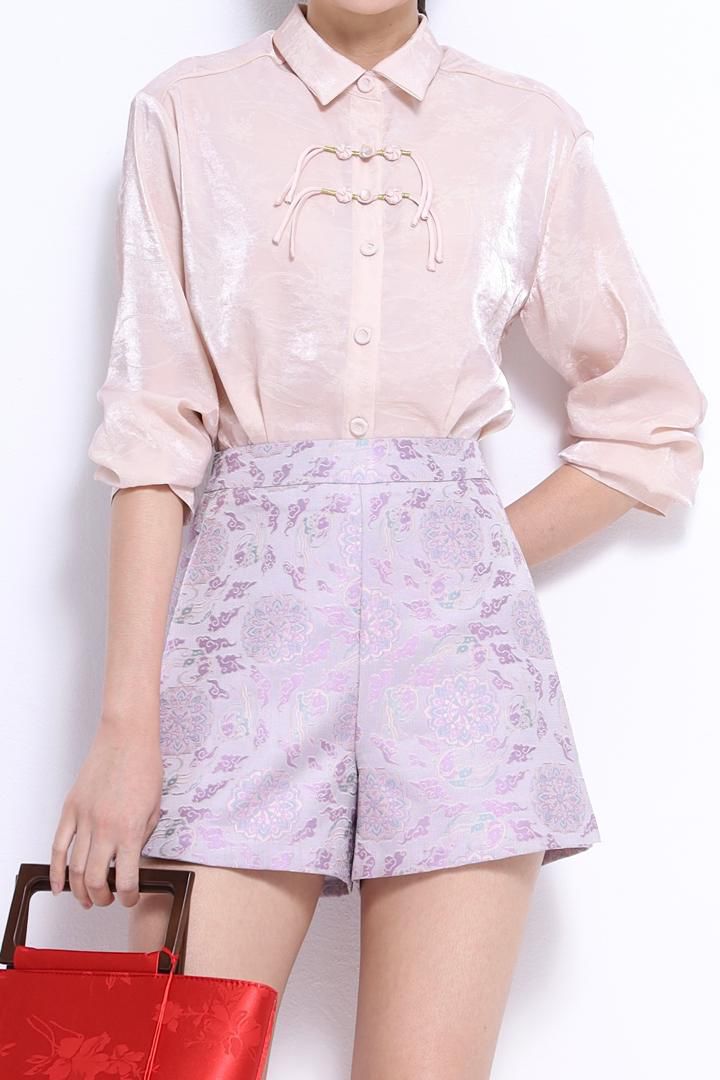 独家长袖旗袍上衣 2658