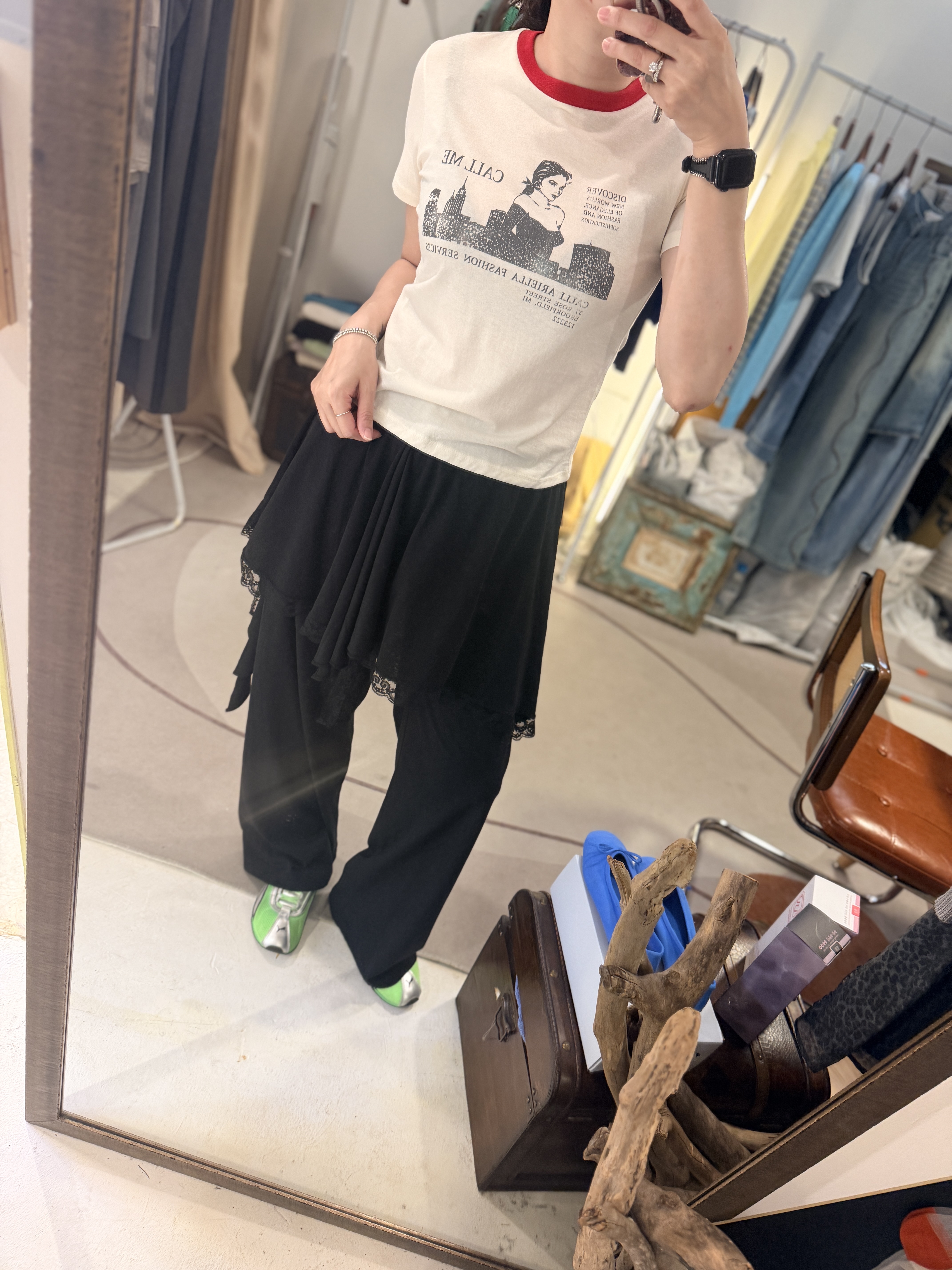 Soft woman printed tee