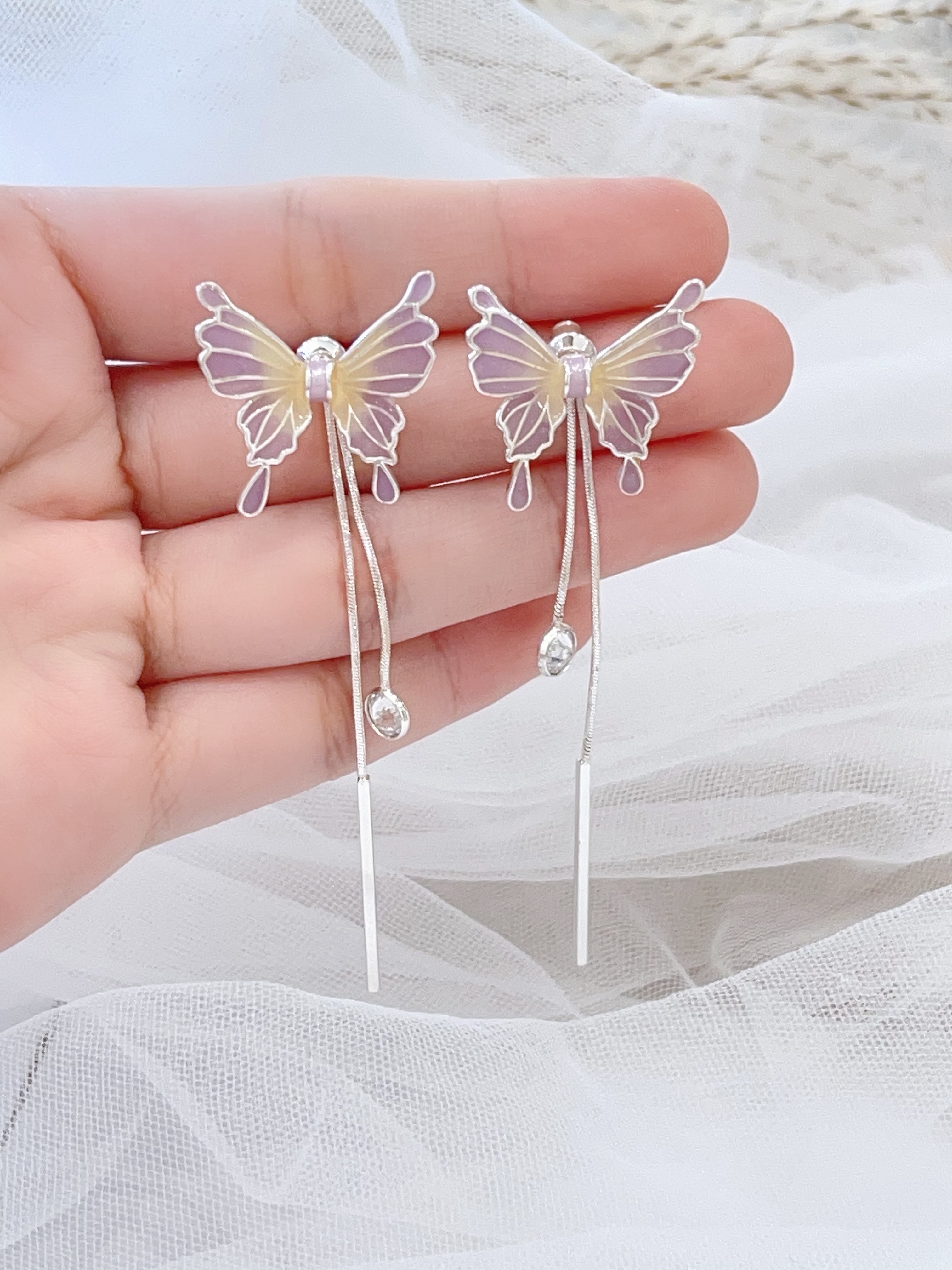 蝴蝶系列🦋两戴式长流苏耳环