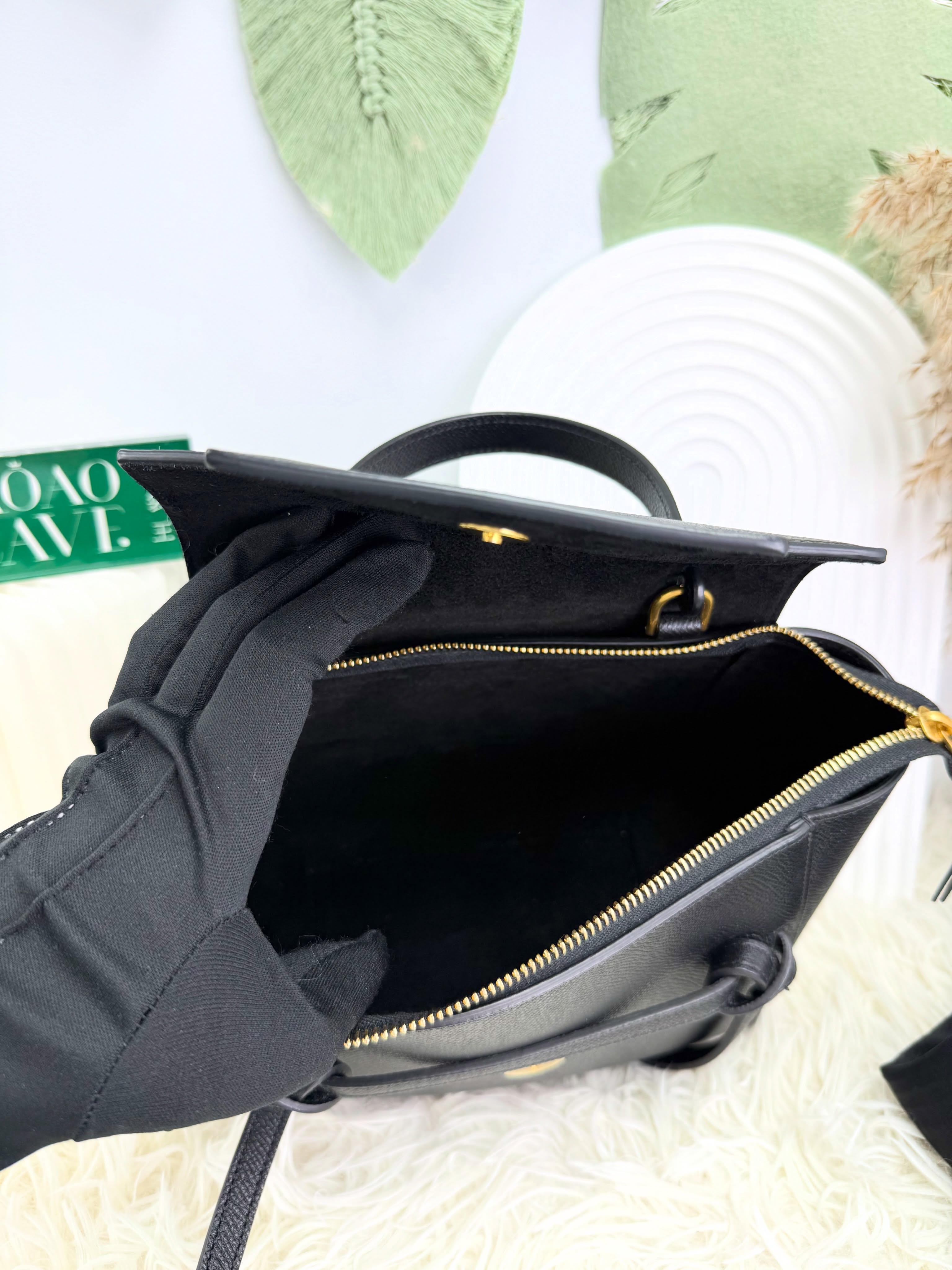 Celine👜 PRE OWNED 🛍️🖤黑色 belt bag 