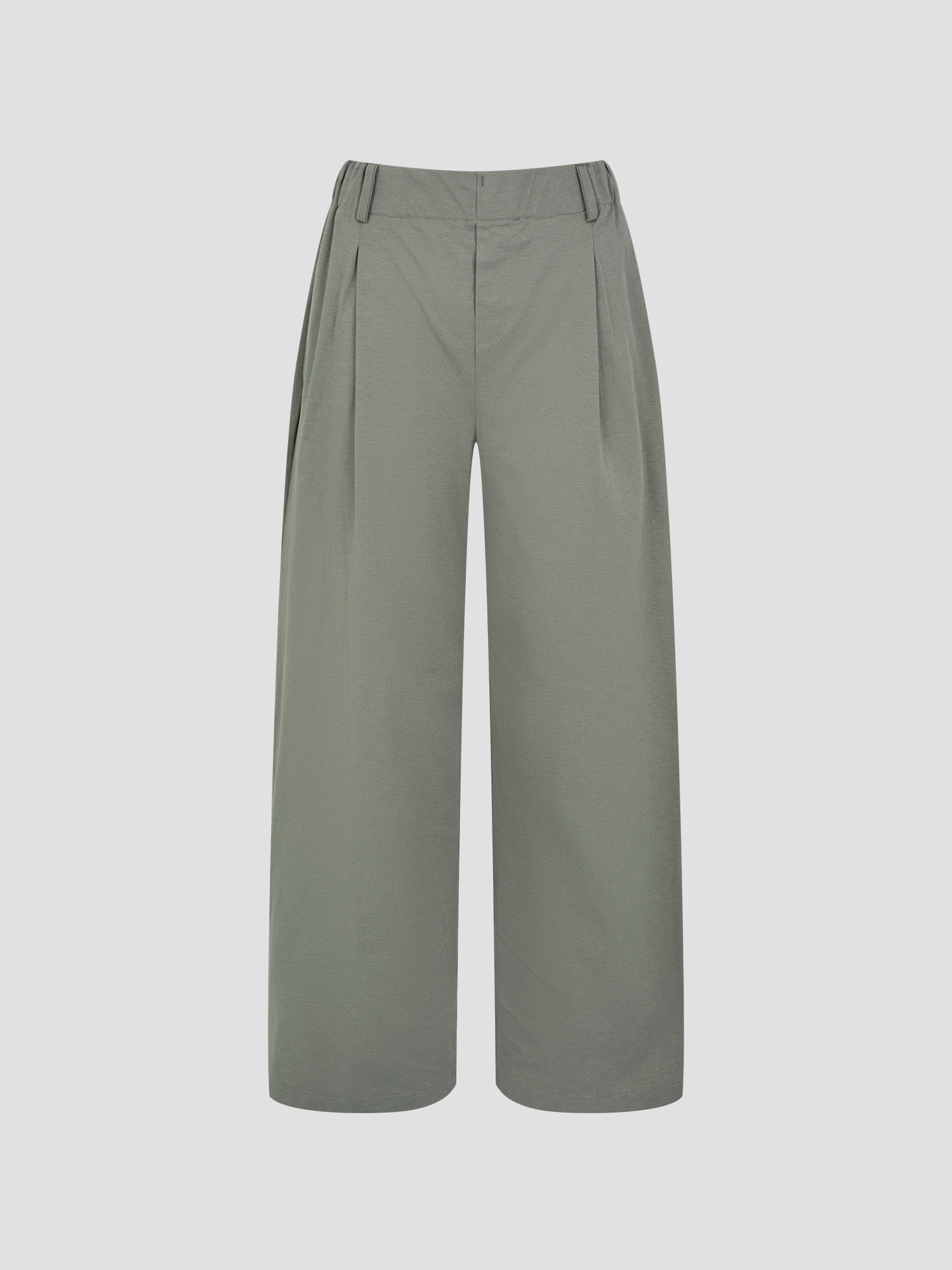 預購_Side Shirring Banding Wide Pantsby Conch