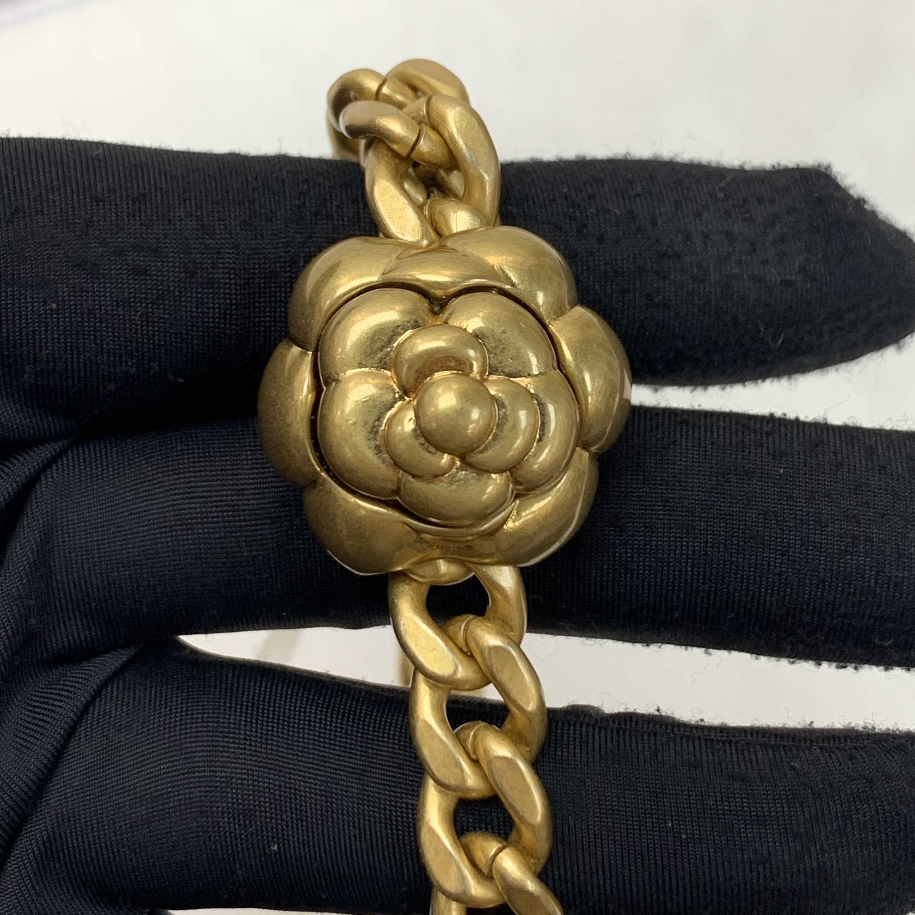 🪞帶鏡有膜新款 Chanel山茶花化妝包