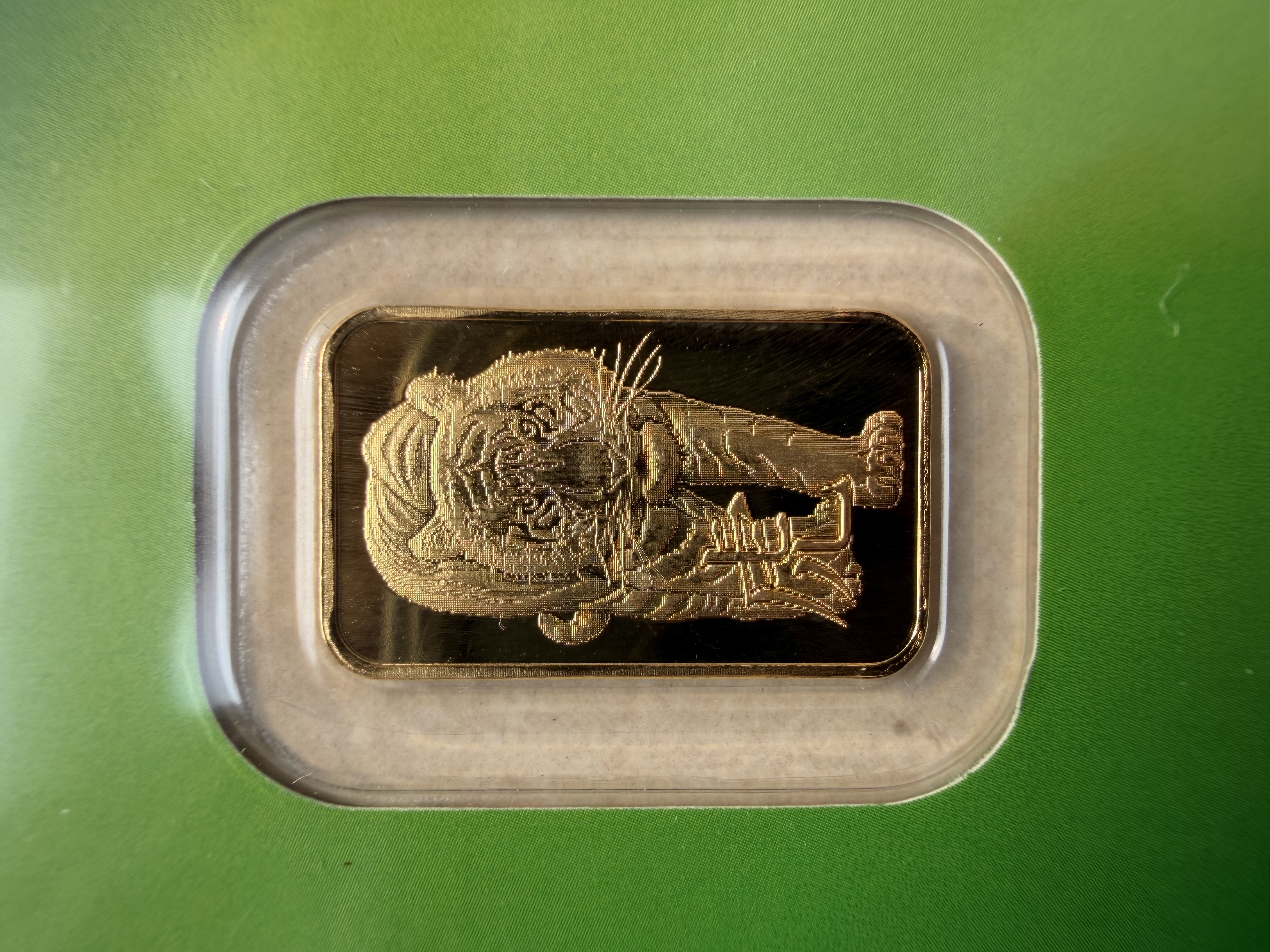 (SN3857) ARGOR Lunar Tiger 2022 5g🇨🇭Swiss Fine Gold Bar Emas 999.9 贺利氏生肖虎 (Limited 3888pcs)