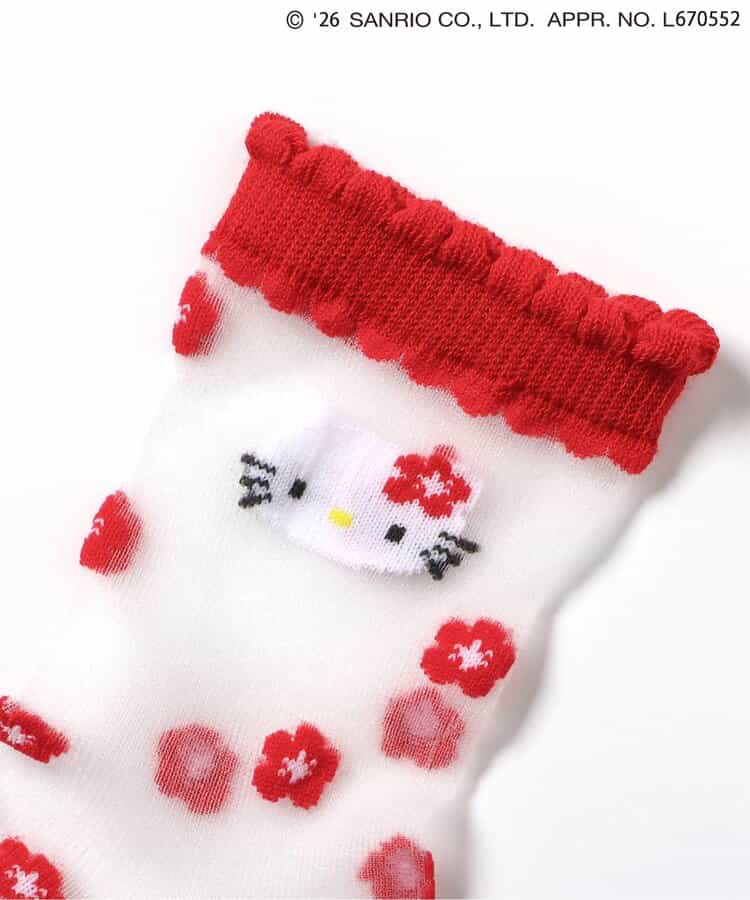 🇯🇵預訂 日本直送🇯🇵Apres les cours x Sanrio系列四色人物花朵圖案透視襪