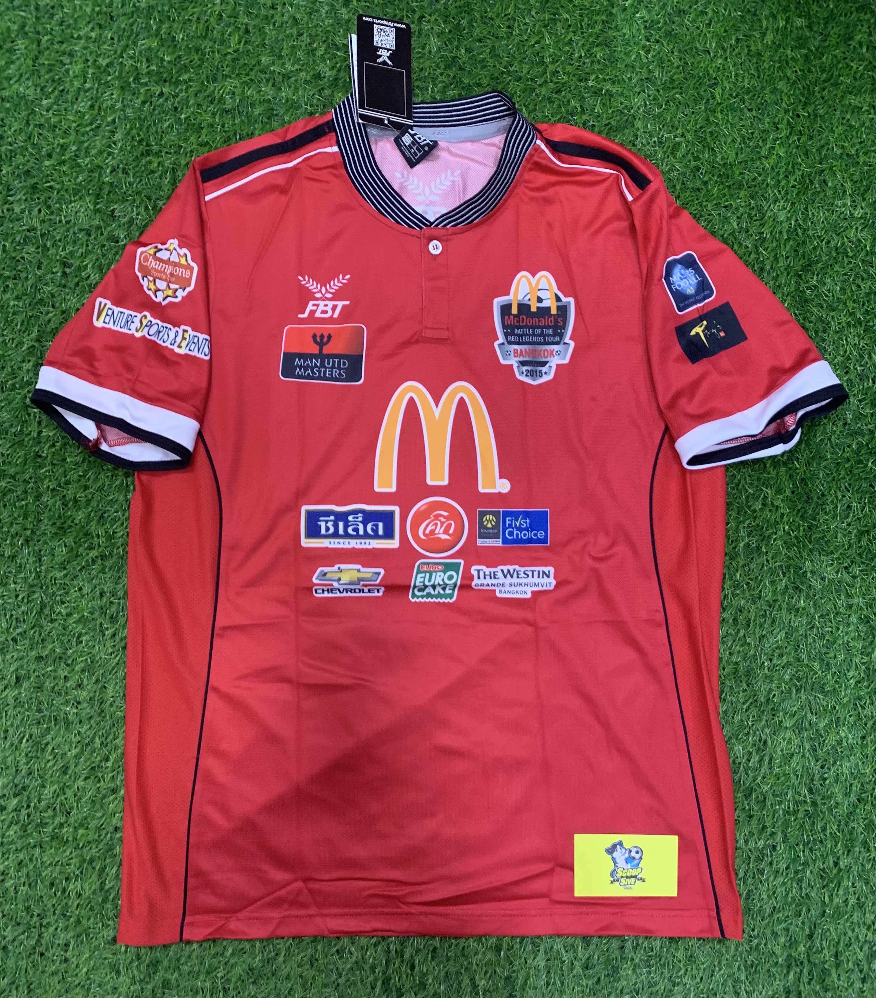 2015 泰國 雙紅會 元老賽 曼聯 短袖 5 Sharpe