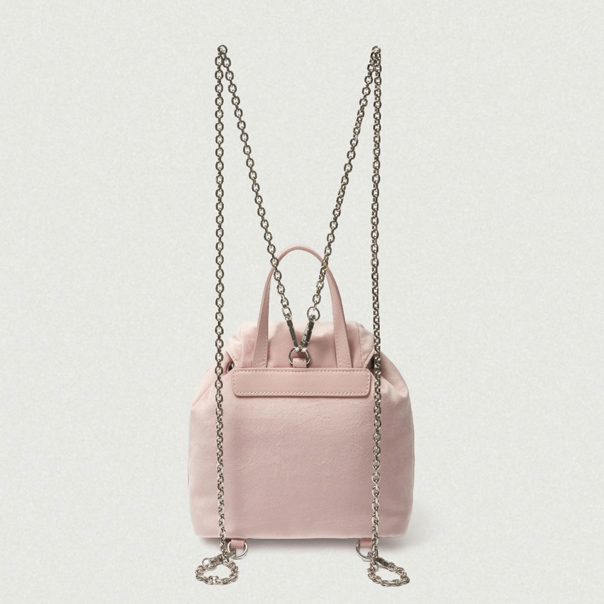 [The Barnnet] Mauve Velvet Chain Backpack (2種)