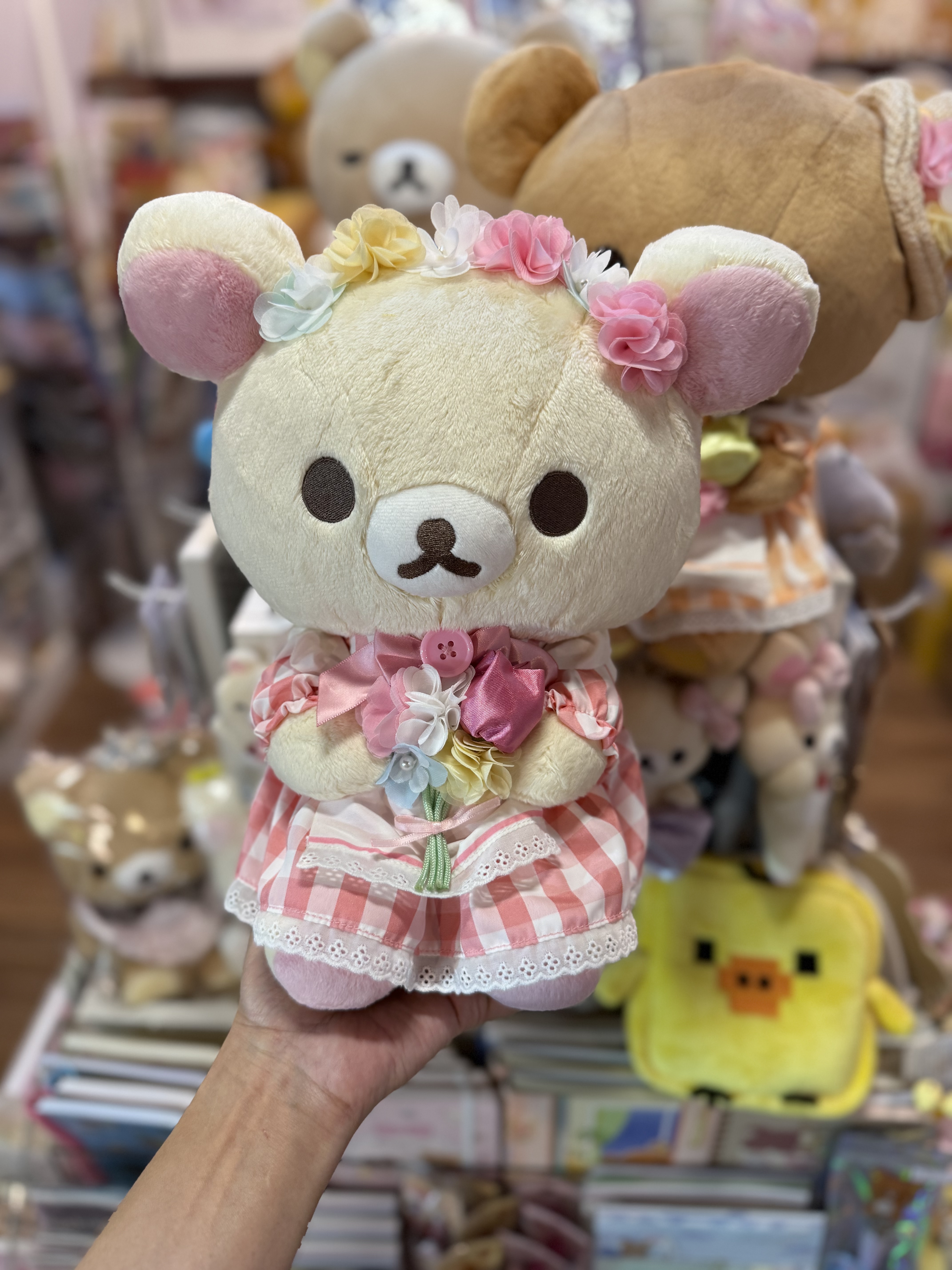 《現貨》全新日本有樂町pop up店限定 花花造型公仔（M size)