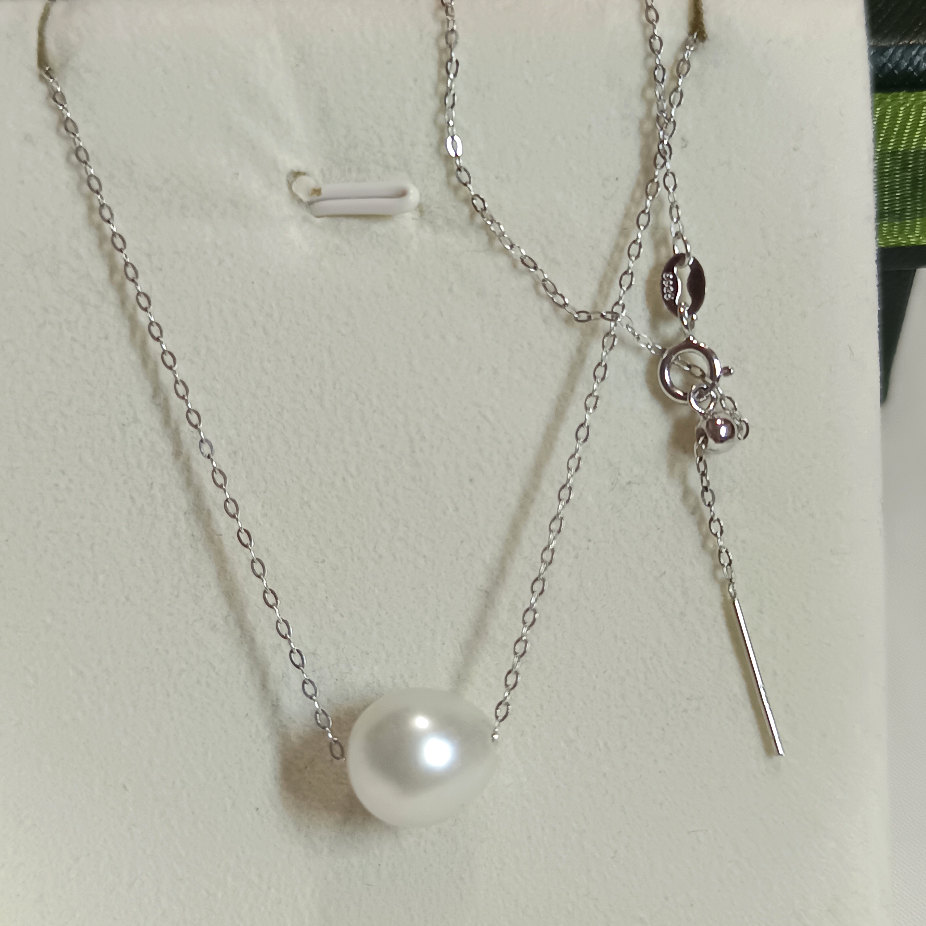 🎉特惠孤品‼️銀白冷光澳白水滴巴洛克海水珍珠路路通含S925銀鍊