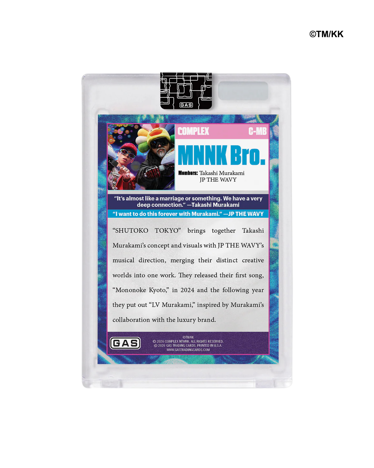 MNNK Bro. X Takashi Murakami X GAS Trading Cards